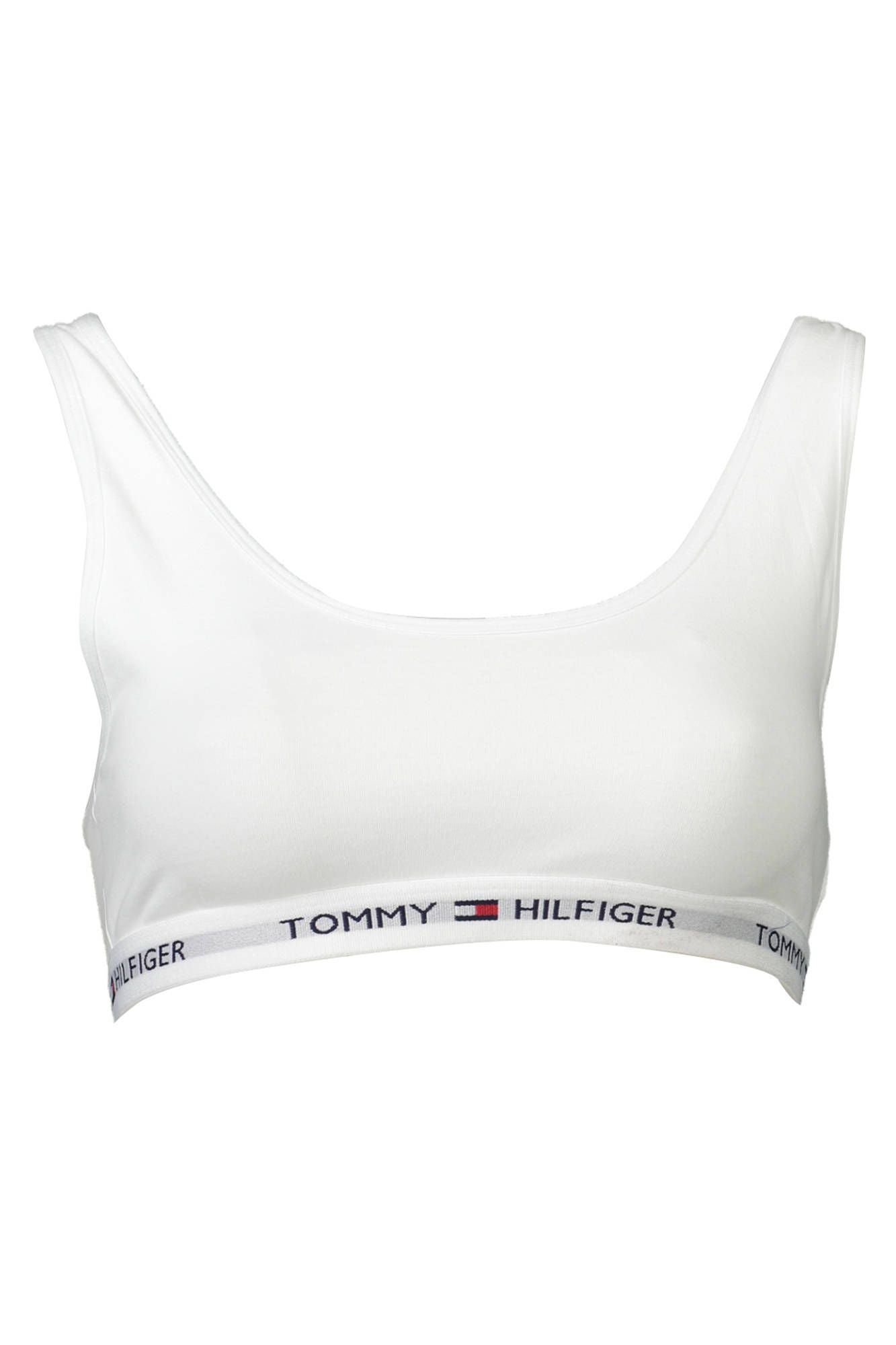 Tommy Hilfiger White Cotton Women Sports Bra LUNESCAPE