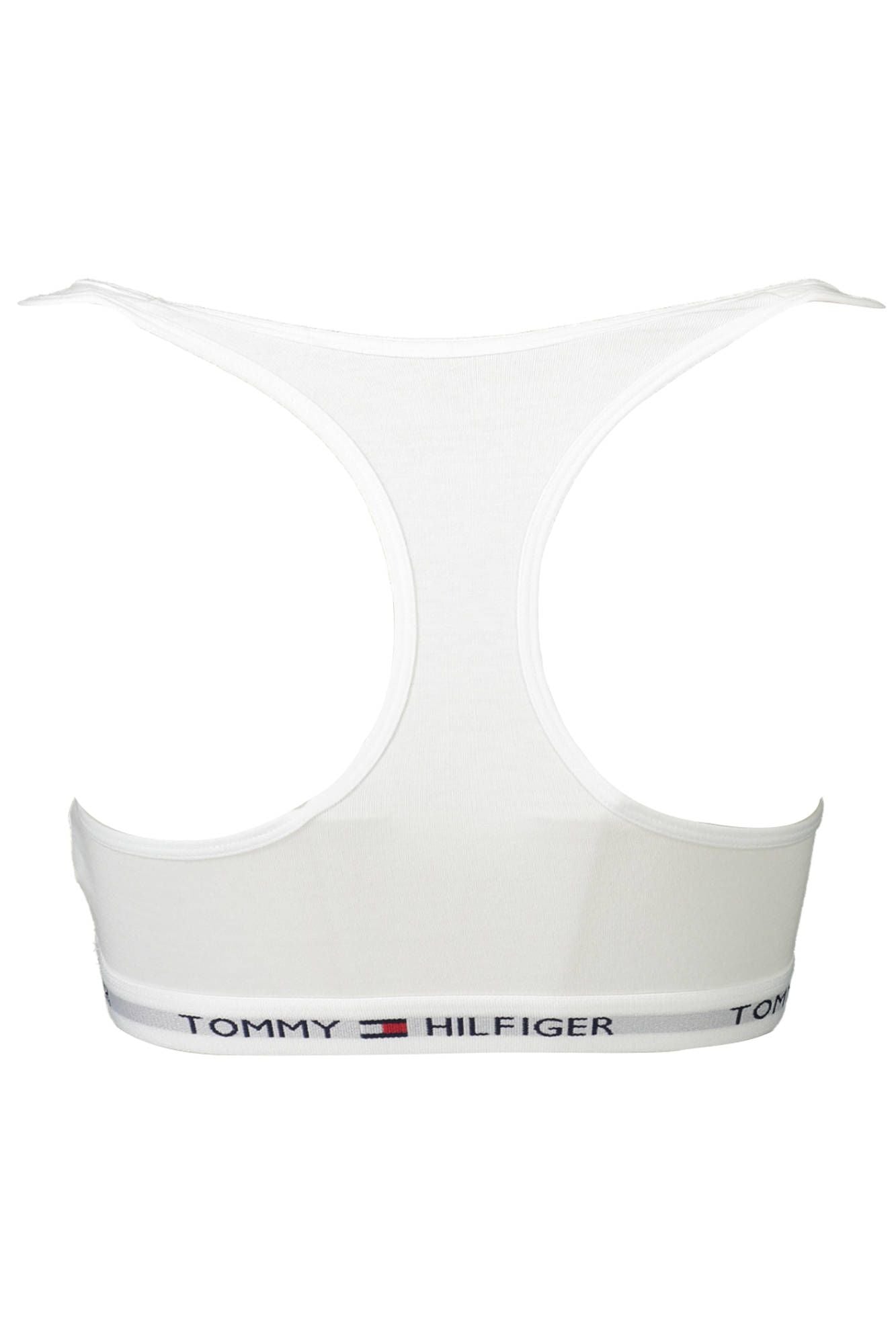 Tommy Hilfiger White Cotton Women Sports Bra LUNESCAPE