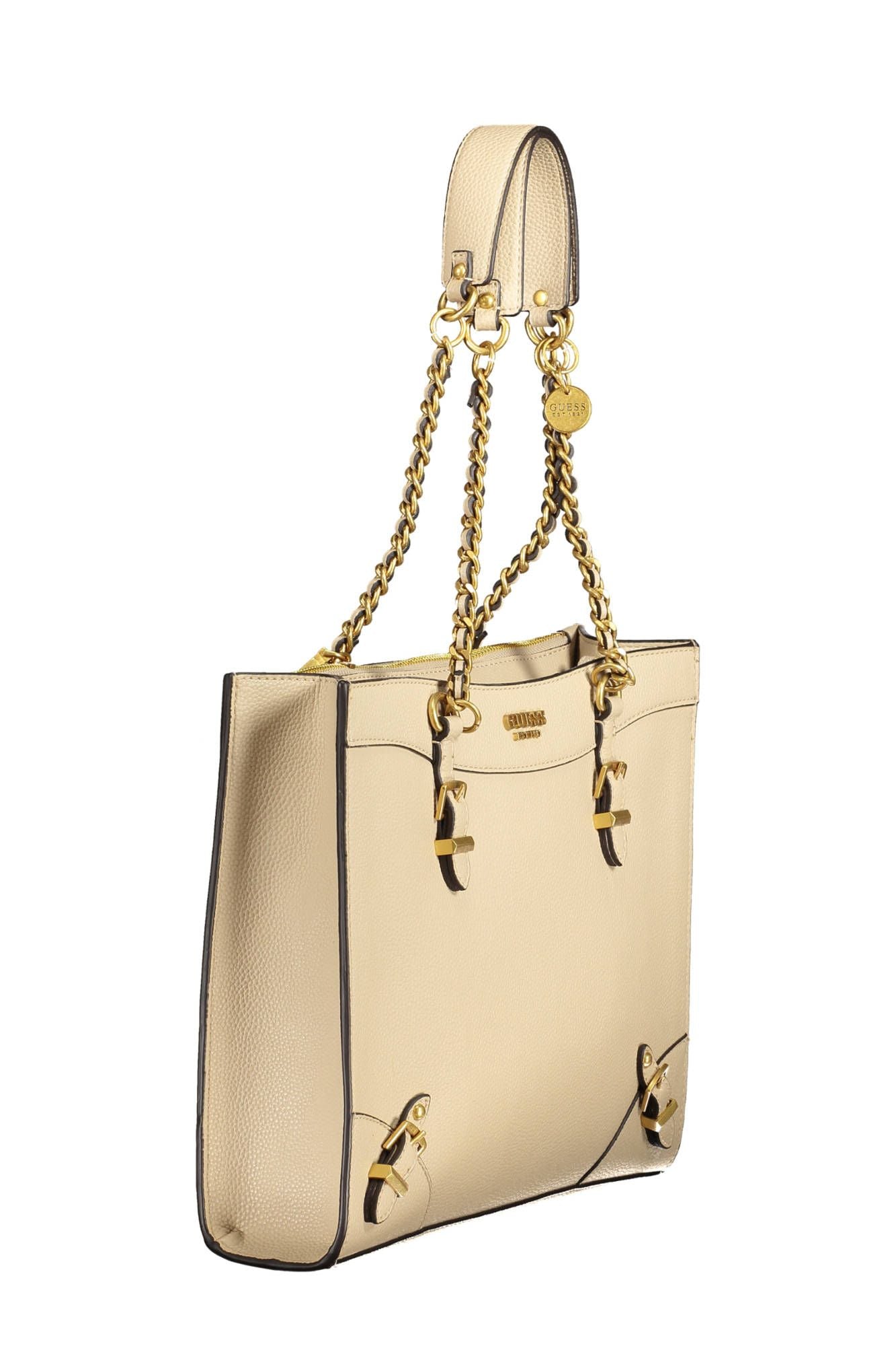 Guess Jeans Beige Polyethylene Handbag