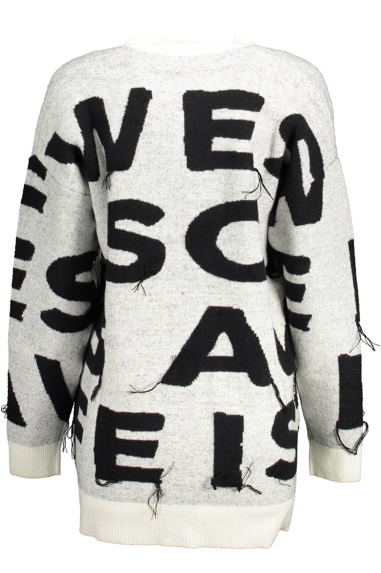 Desigual White Polyamide Women Sweater LUNESCAPE