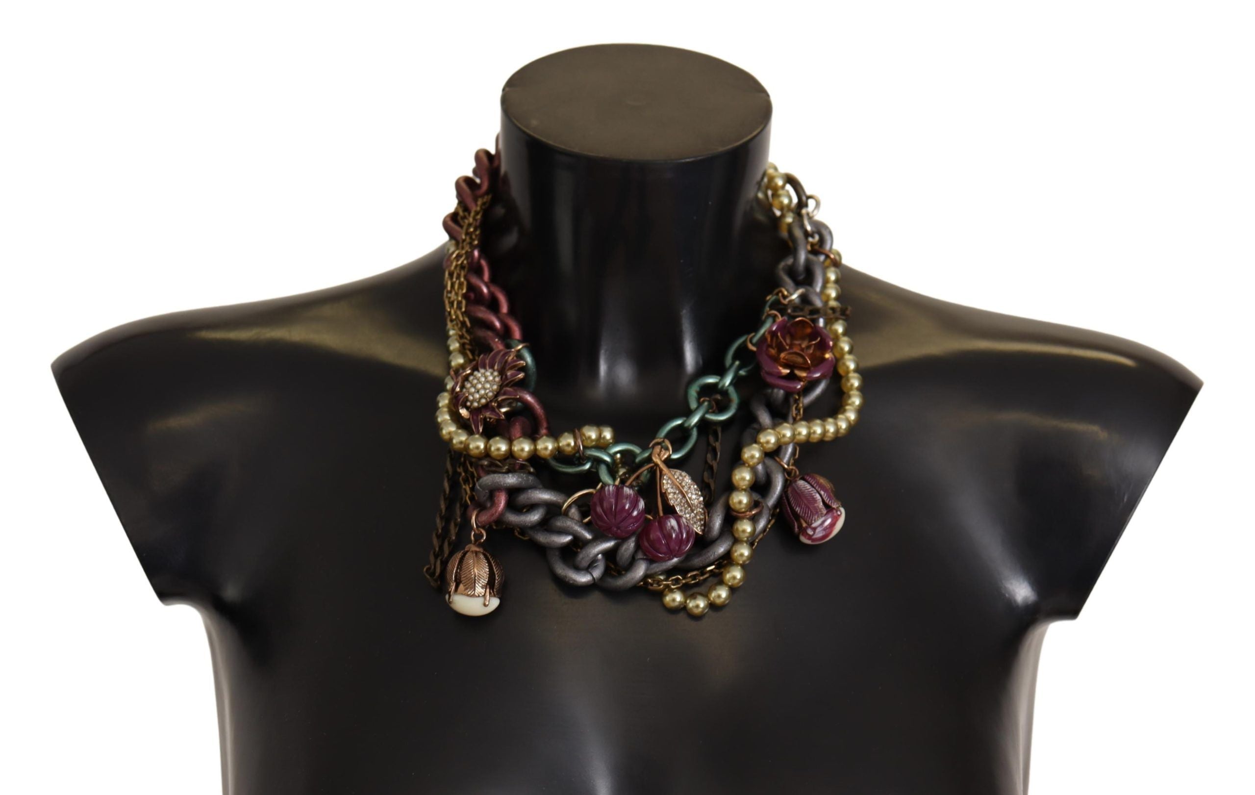 Dolce & Gabbana Sicilian Elegance Gold-Tone Statement Necklace LUNESCAPE
