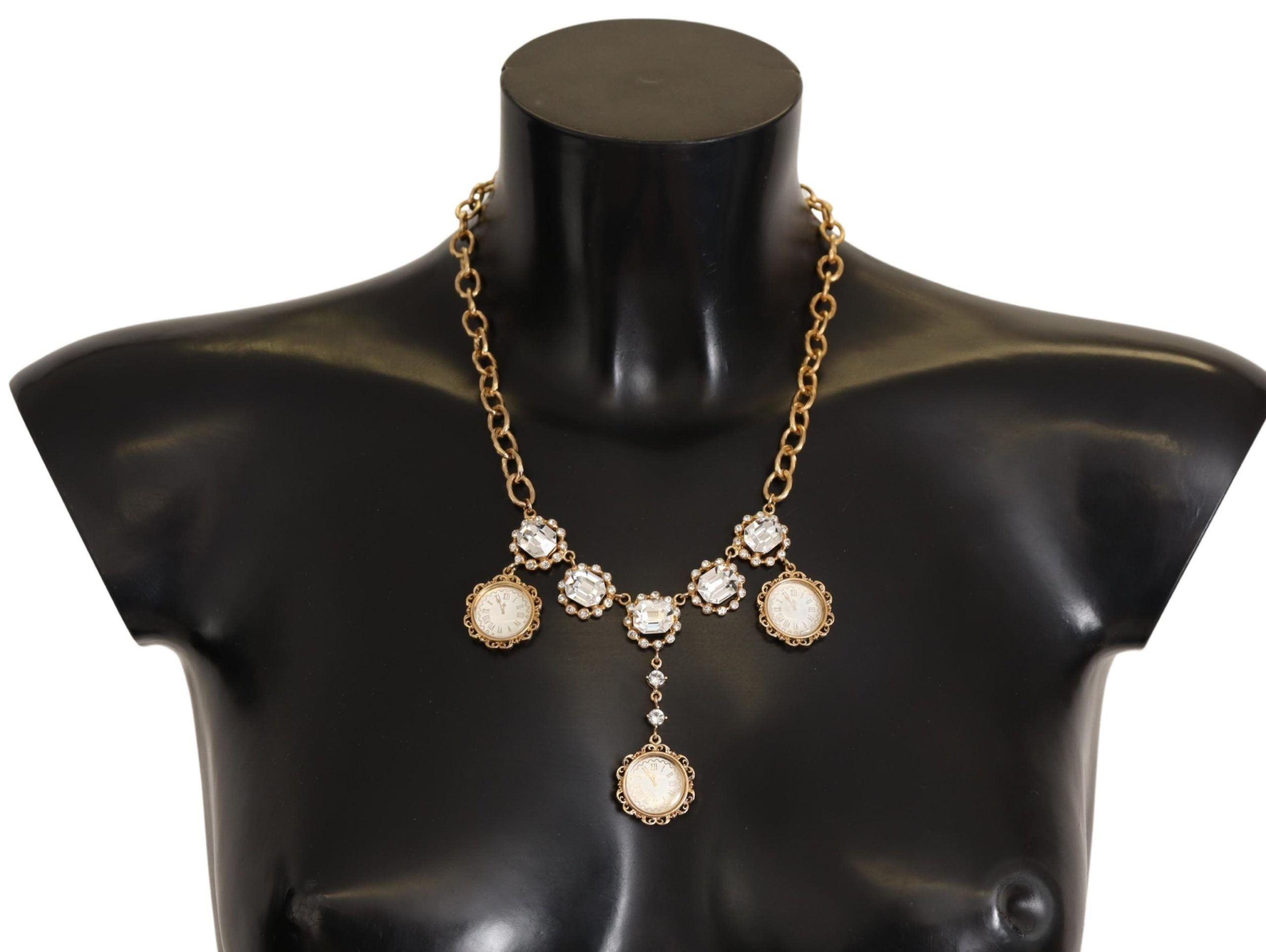 Dolce & Gabbana Elegant Timeless Statement Necklace LUNESCAPE