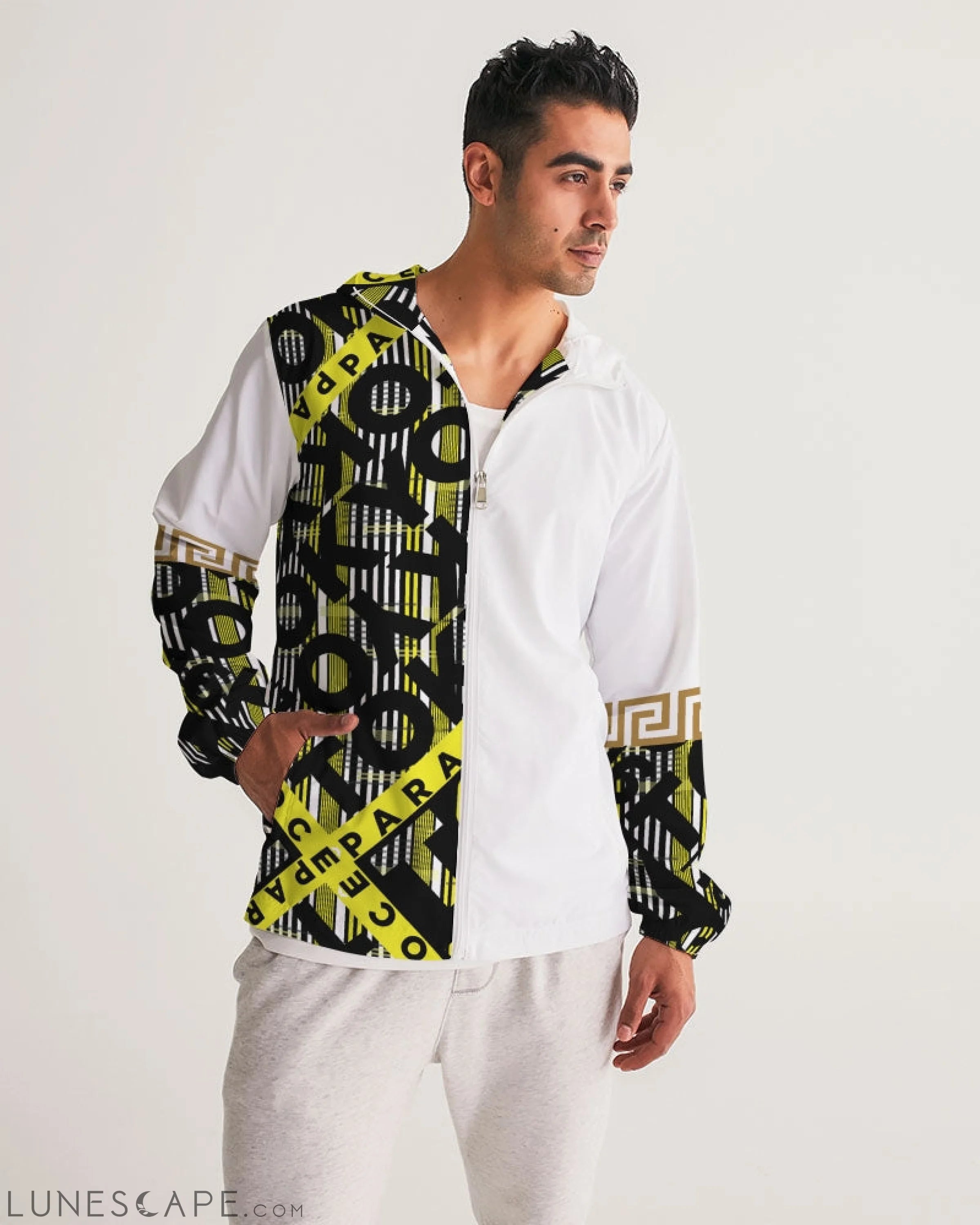2882Sport™ Greeky Prepster Men's Windbreaker LUNESCAPE