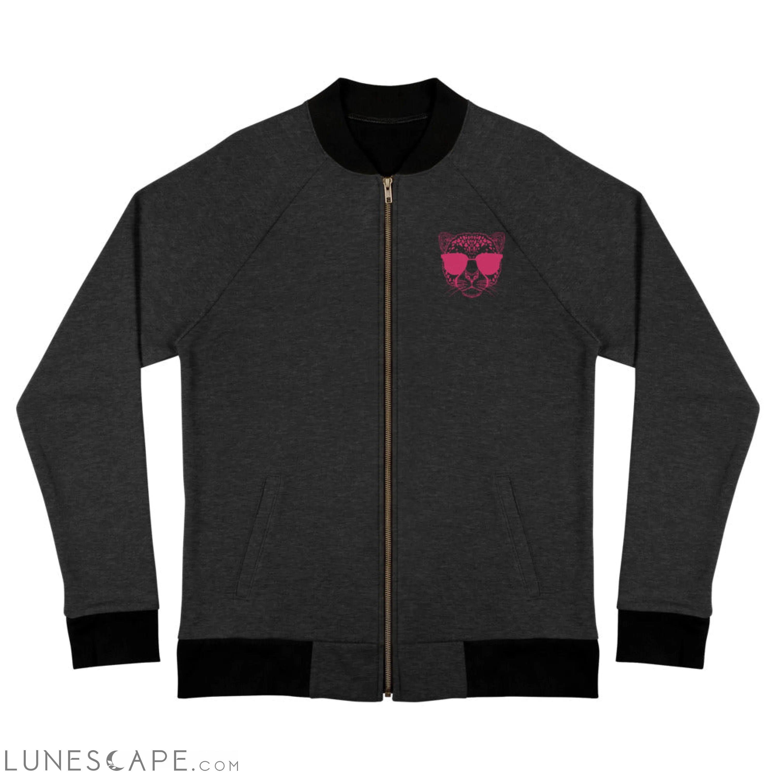 2882Sport™ Tropics of Oz - Embroidered Shady Tiger Bomber Jacket LUNESCAPE