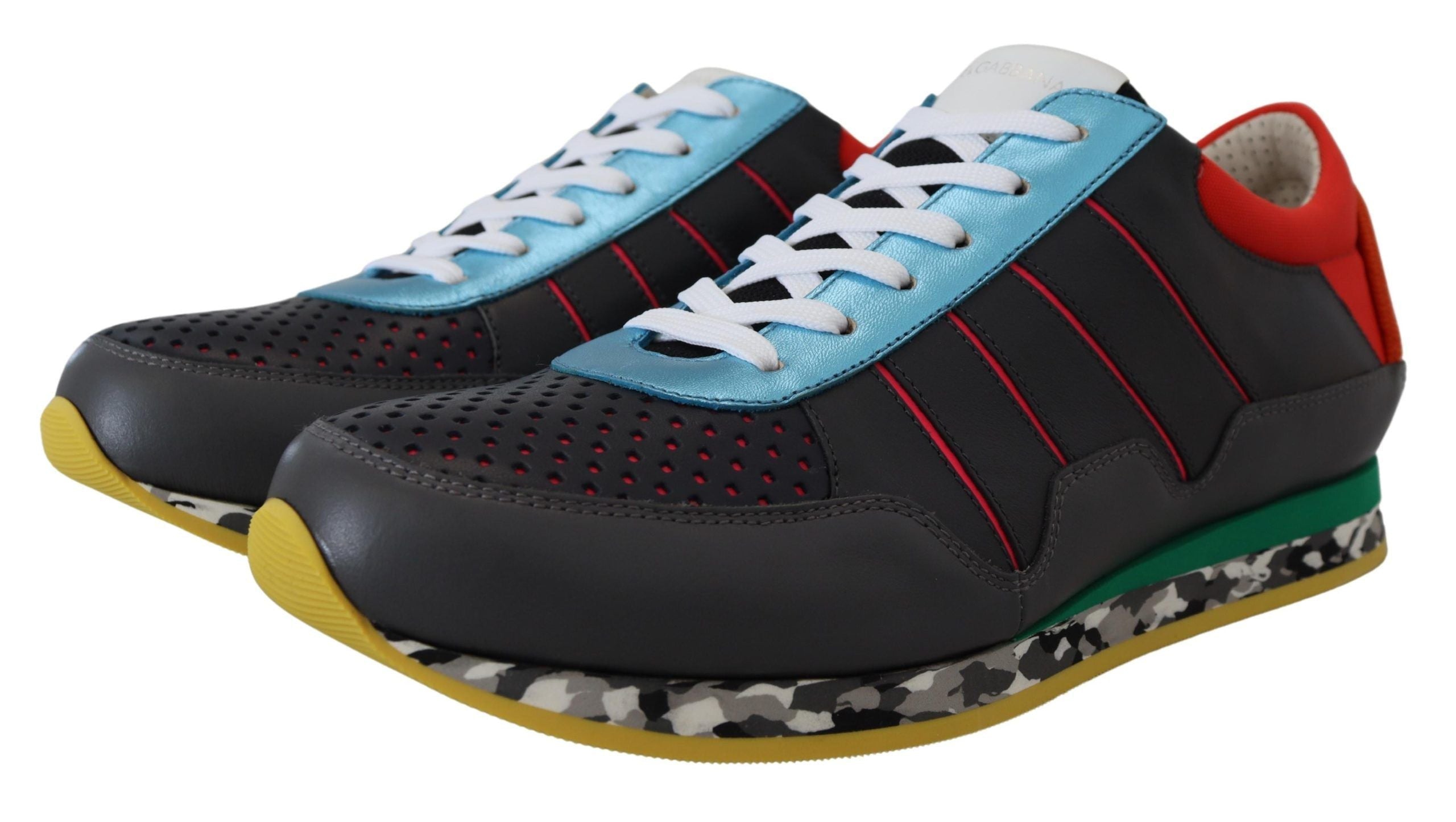 Dolce & Gabbana Multicolor Sport Low Top Shoes Sneakers LUNESCAPE