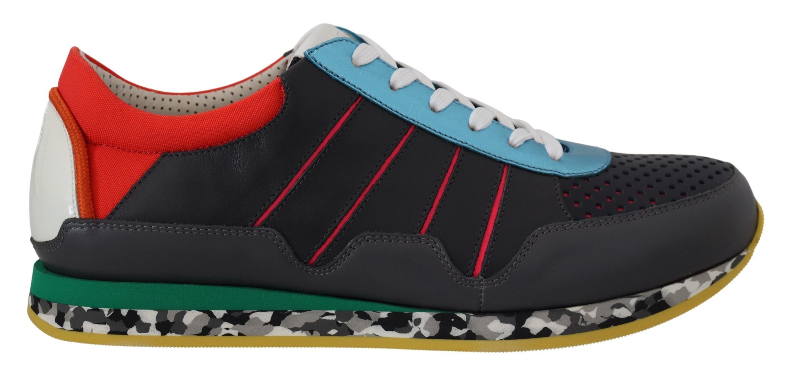 Dolce & Gabbana Multicolor Sport Low Top Shoes Sneakers LUNESCAPE