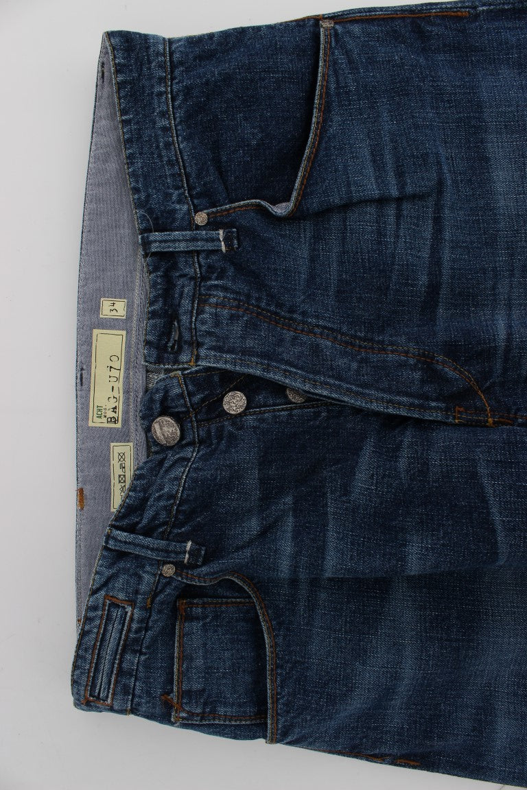 Acht Chic Baggy Loose Fit Blue Jeans for Men LUNESCAPE