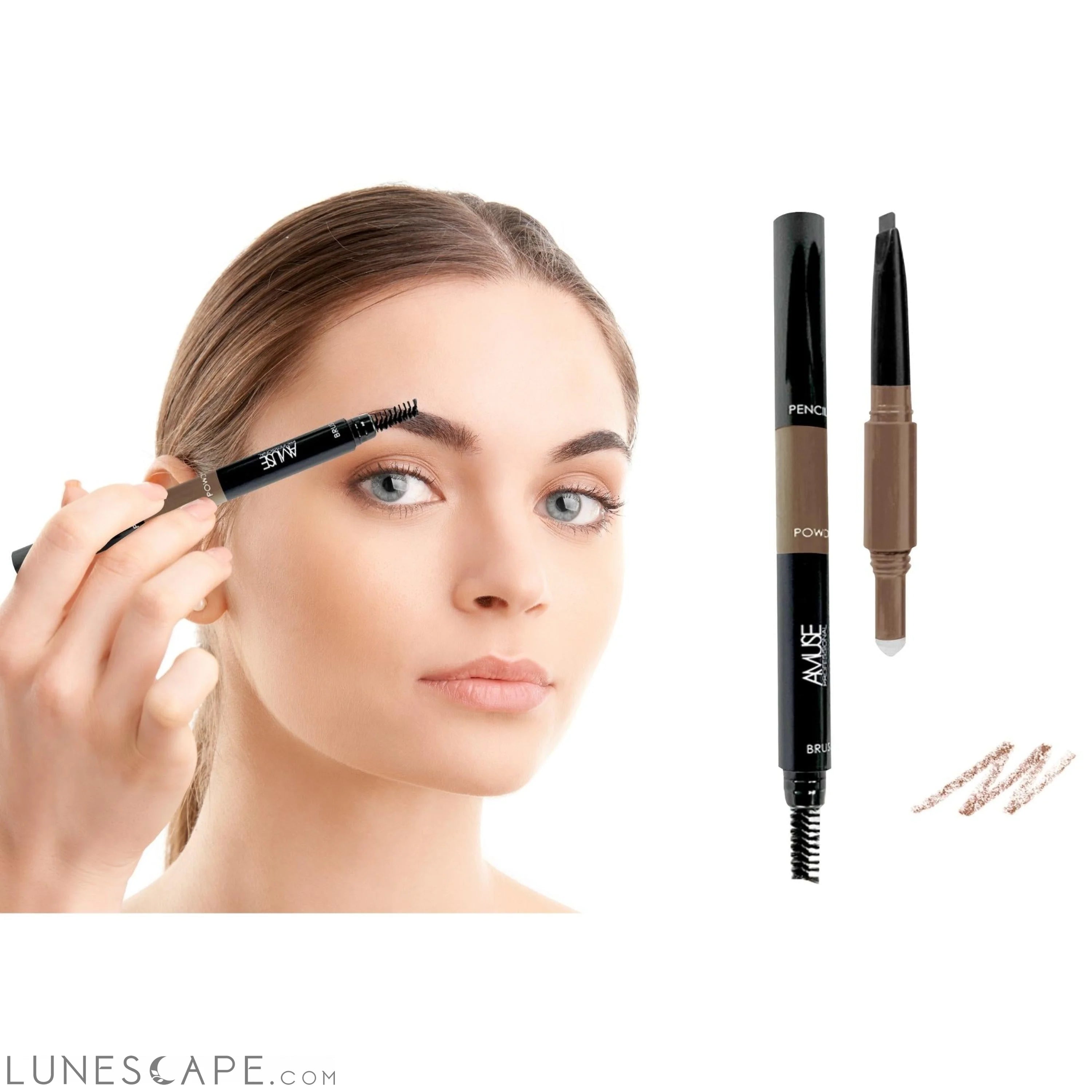 3-in-1 Eyebrow Definer Pencil (2-Pack) LUNESCAPE
