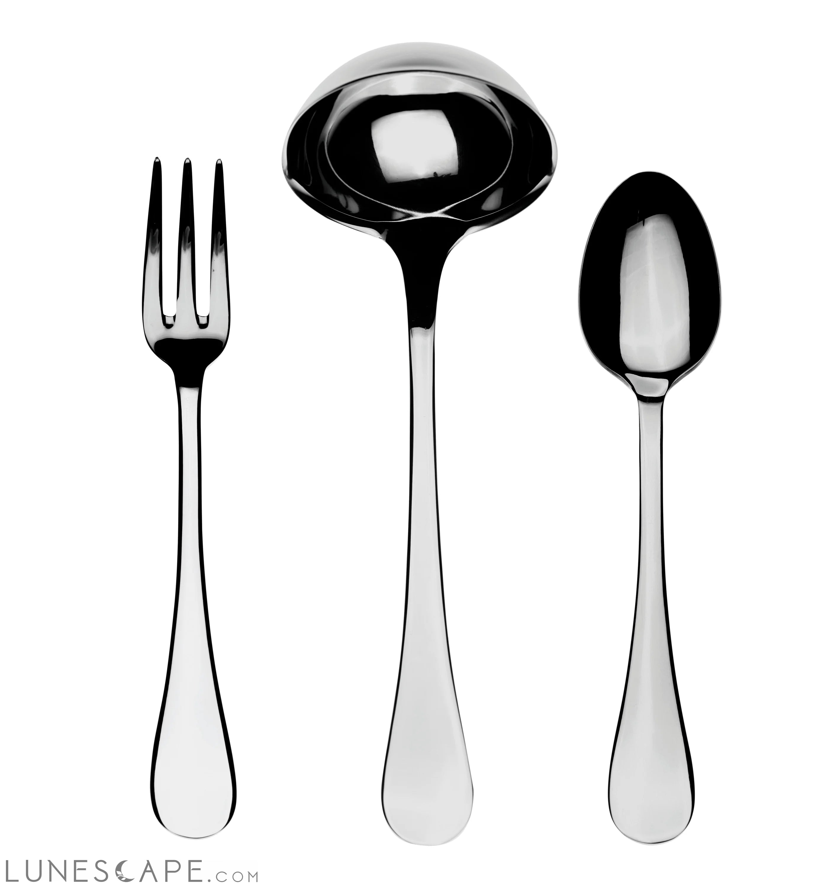 3 Pcs Serving Set (Fork Spoon and Ladle) BRESCIA LUNESCAPE