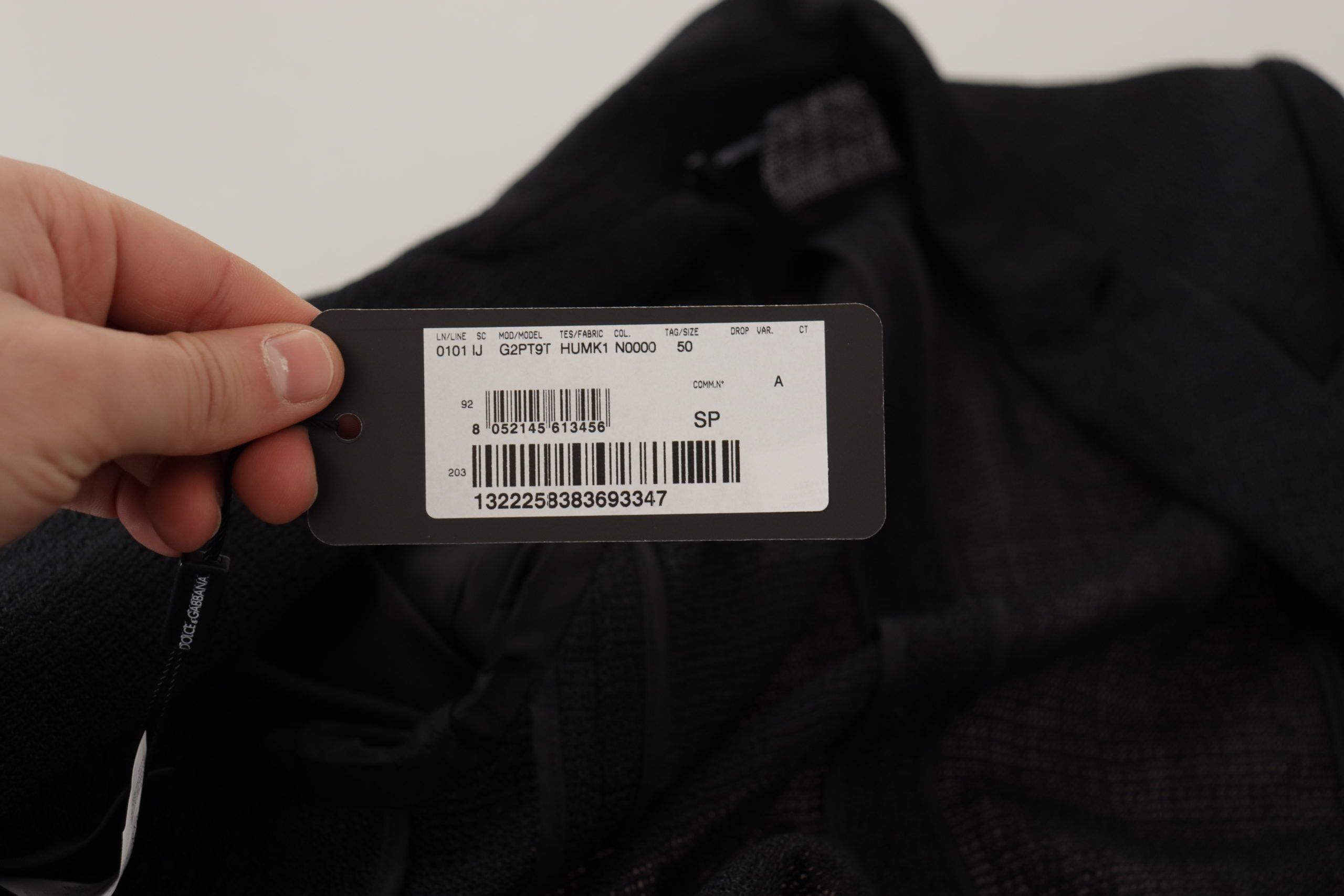 Dolce & Gabbana Black Single Breasted Coat Men Blazer
