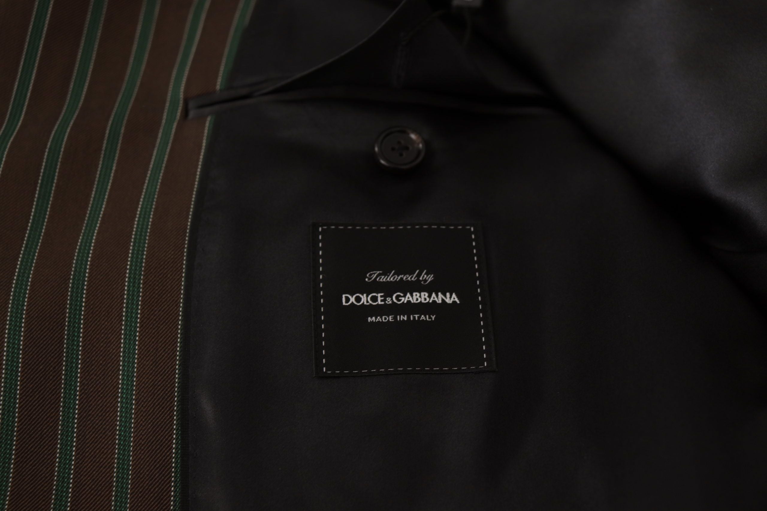 Dolce & Gabbana Multicolor Stripes Double Breasted Blazer