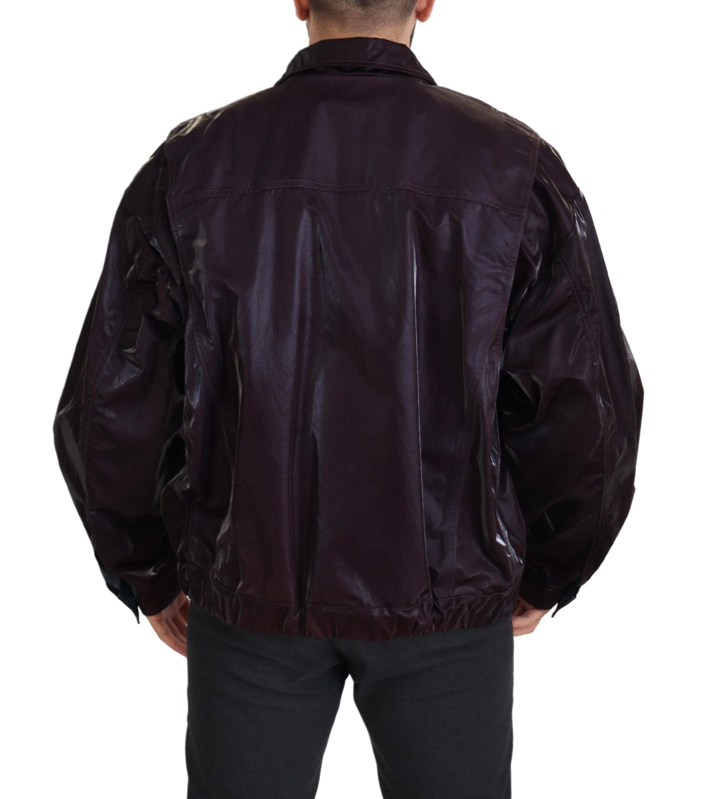 Dolce & Gabbana Bordeaux Cargo Jacket