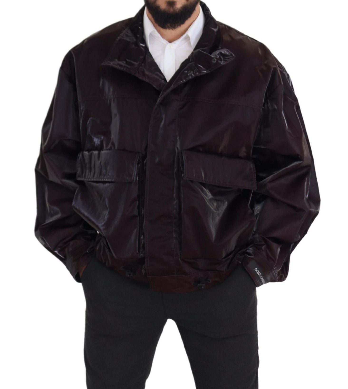 Dolce & Gabbana Bordeaux Cargo Jacket