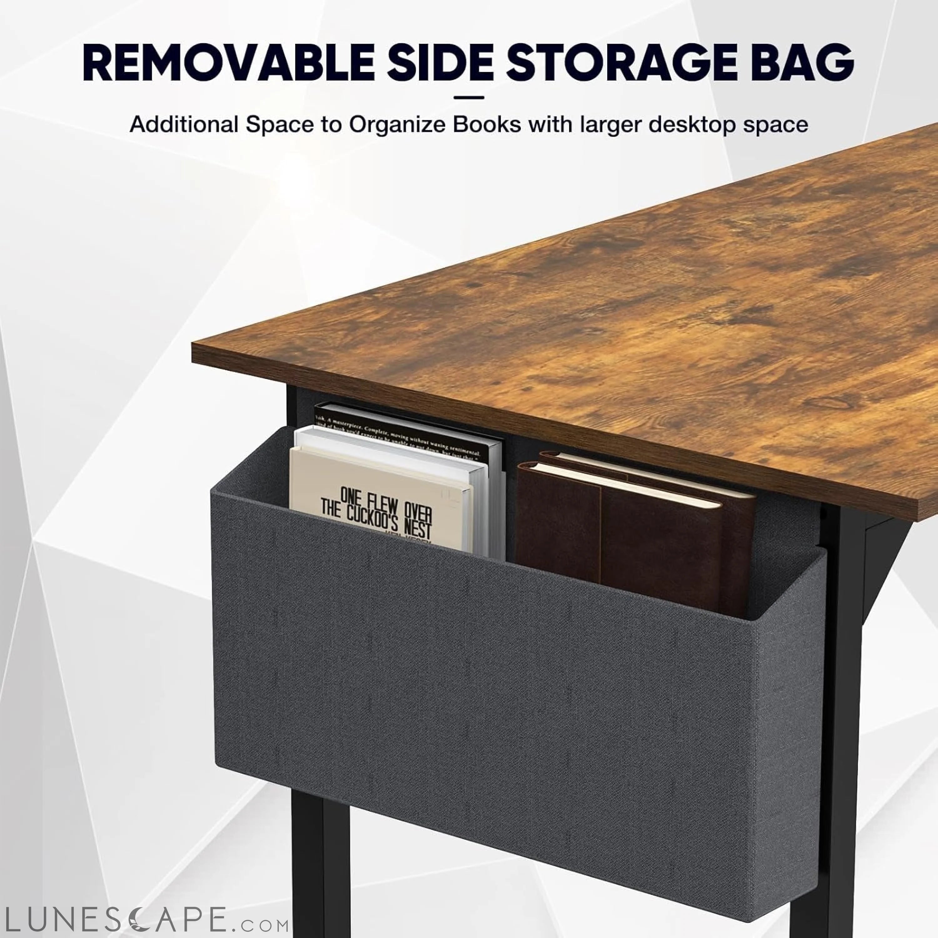 32 Inch Small Computer Office Desk Modern Simple Style Writing Study LUNESCAPE