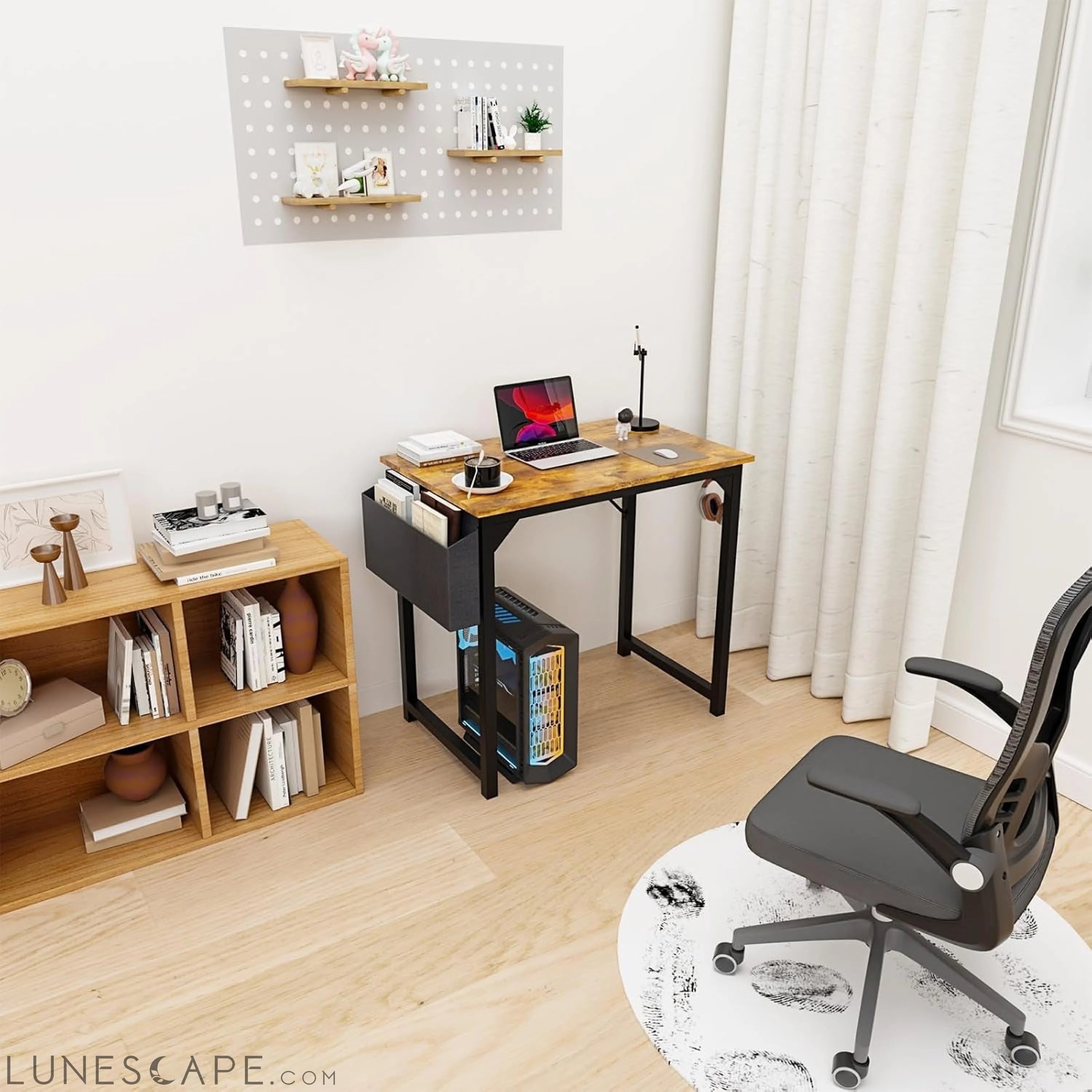 32 Inch Small Computer Office Desk Modern Simple Style Writing Study LUNESCAPE