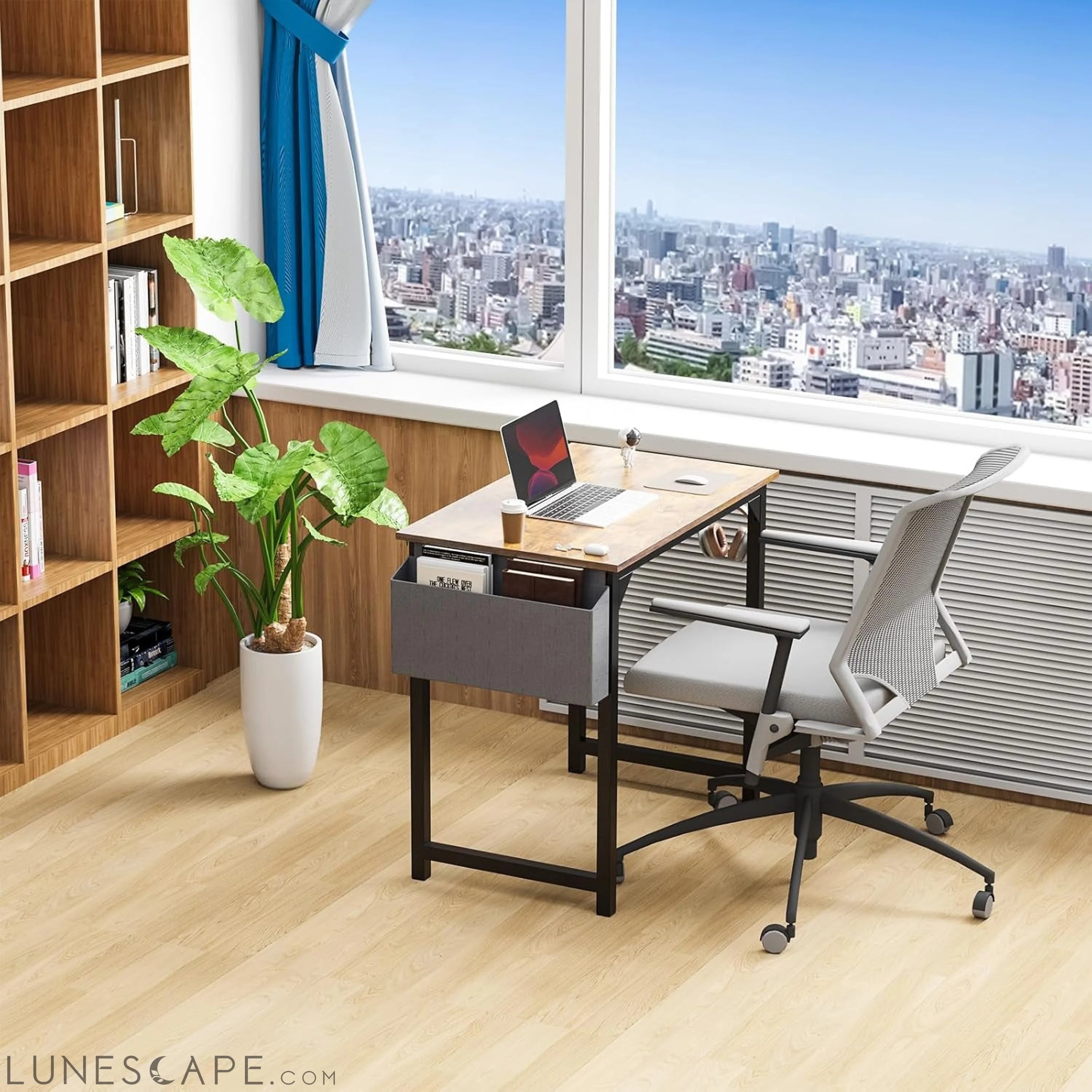 32 Inch Small Computer Office Desk Modern Simple Style Writing Study LUNESCAPE