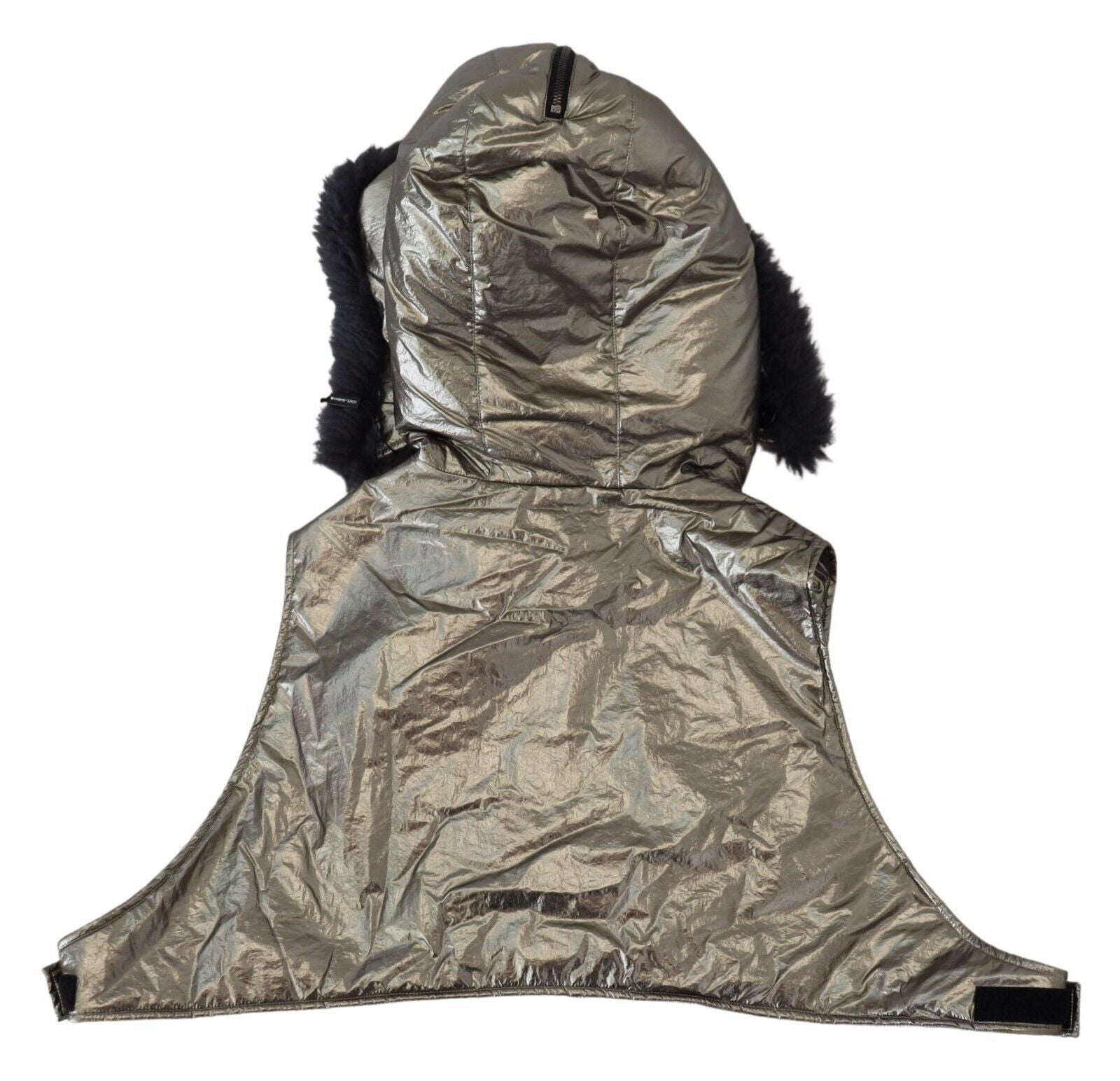 Dolce & Gabbana Silver Fur Balaclava