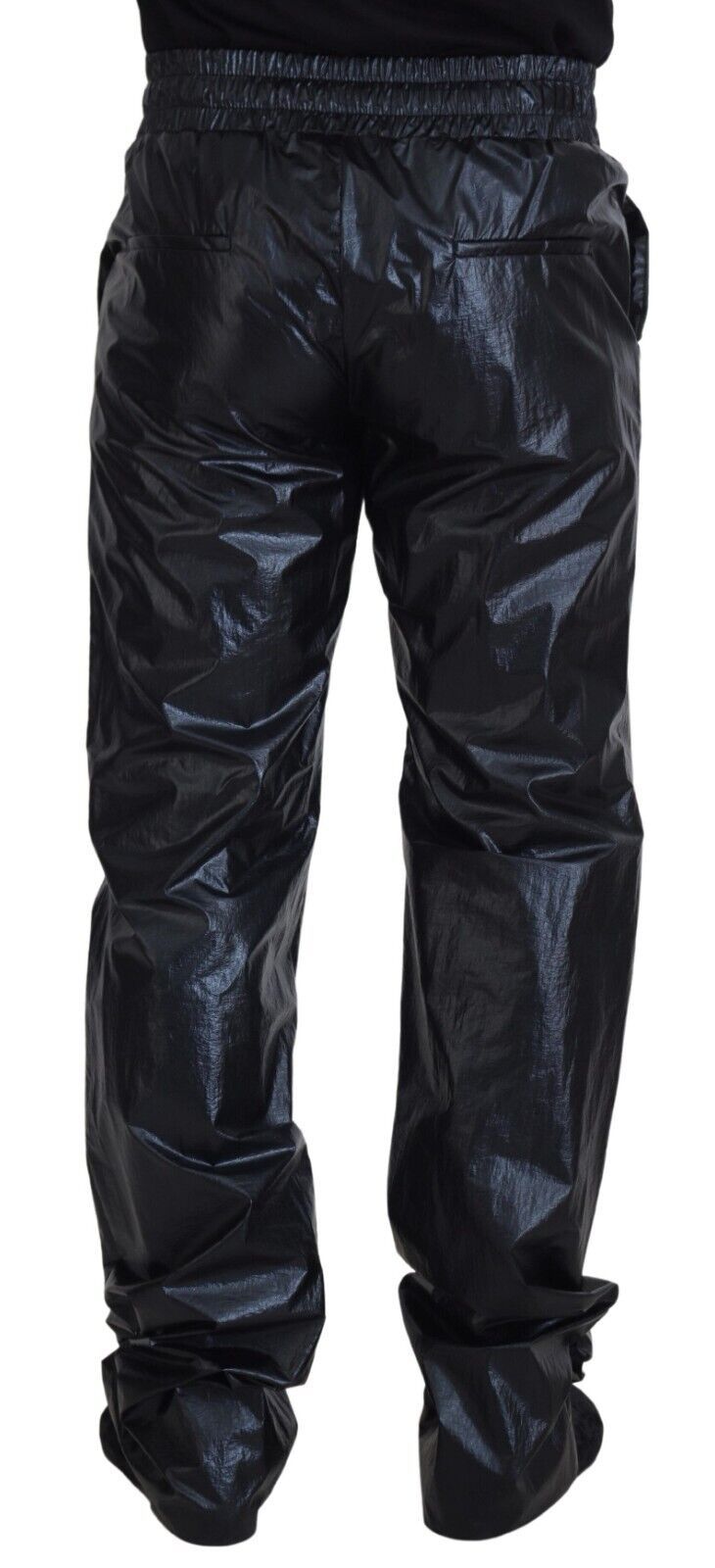 Dolce & Gabbana Black Windbreaker Track Pant