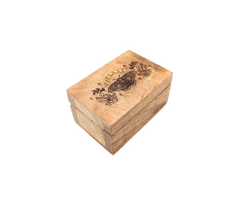 Fairy Fortune Mango Wood Box | Goddess Provisions LUNESCAPE