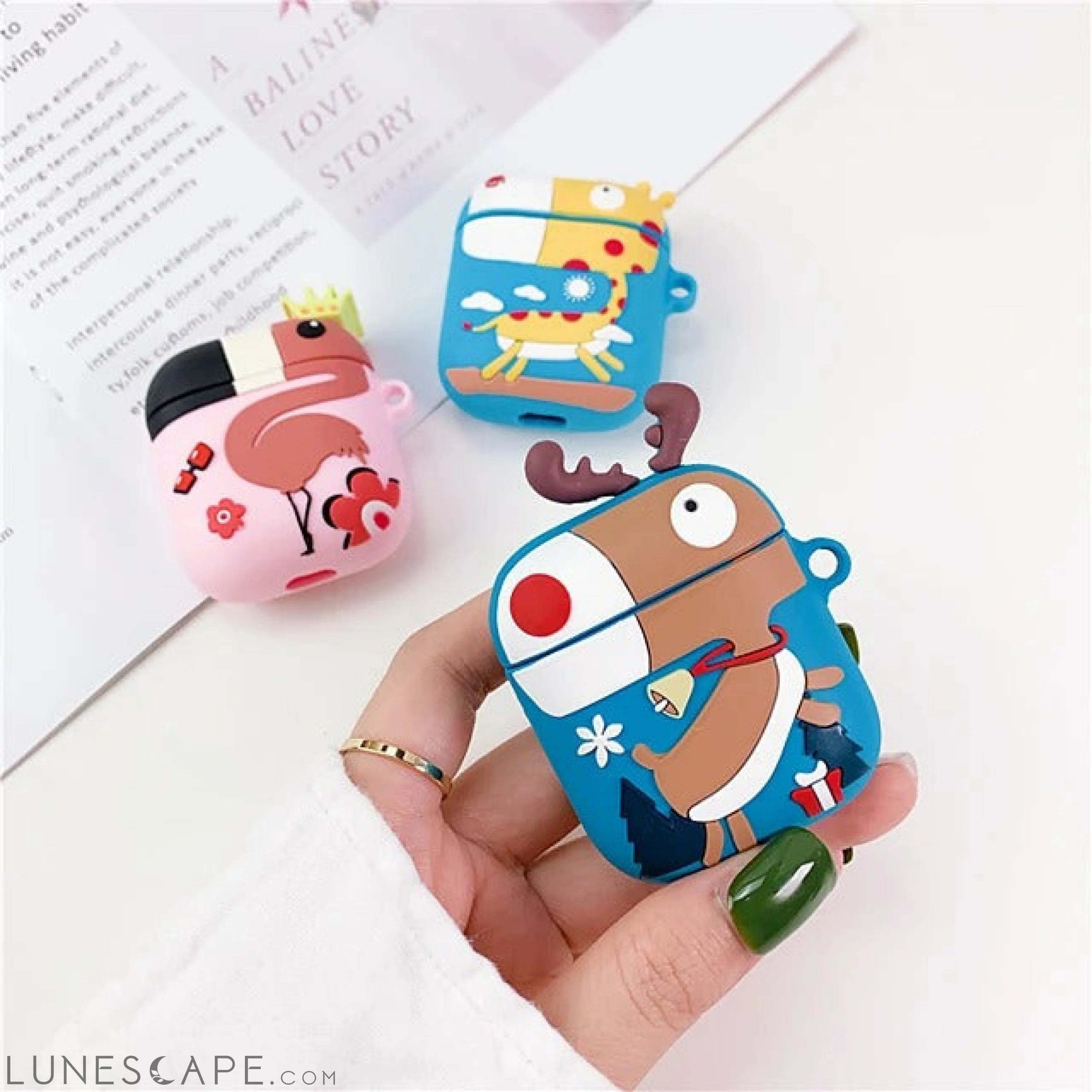 3D Animal Airpods 1/2/3 Case LUNESCAPE