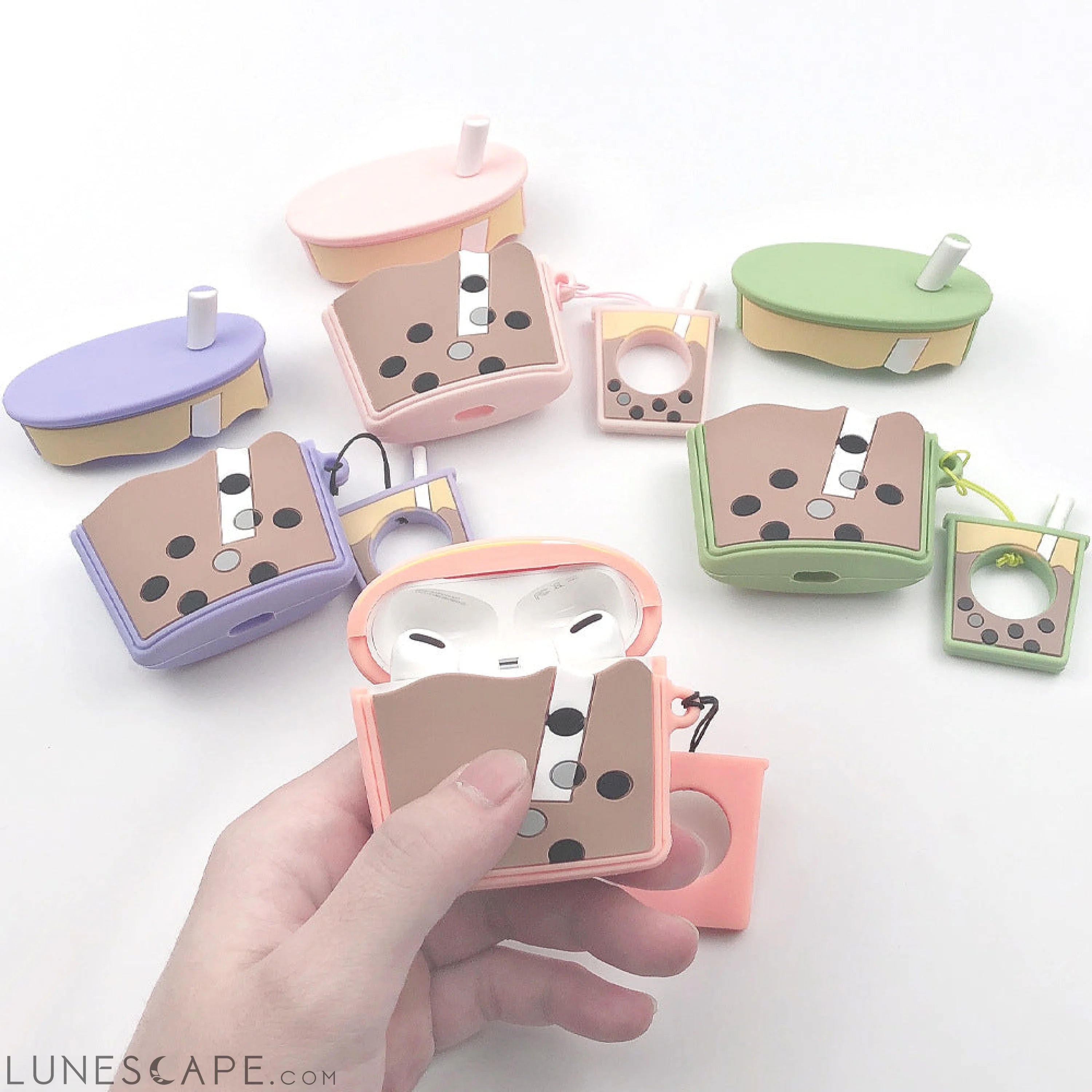 3D Boba Milk AirPods Case LUNESCAPE