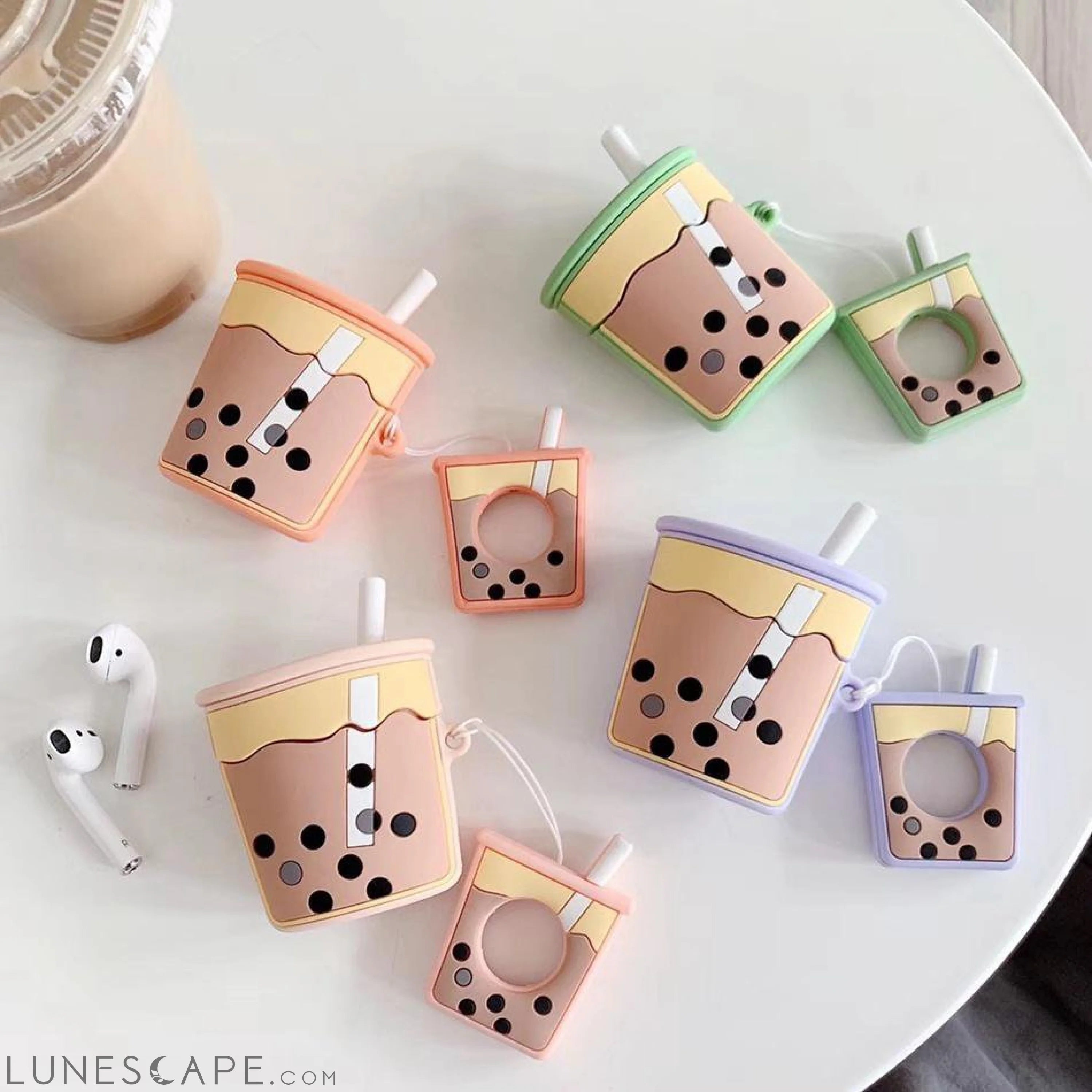 3D Boba Milk AirPods Case LUNESCAPE