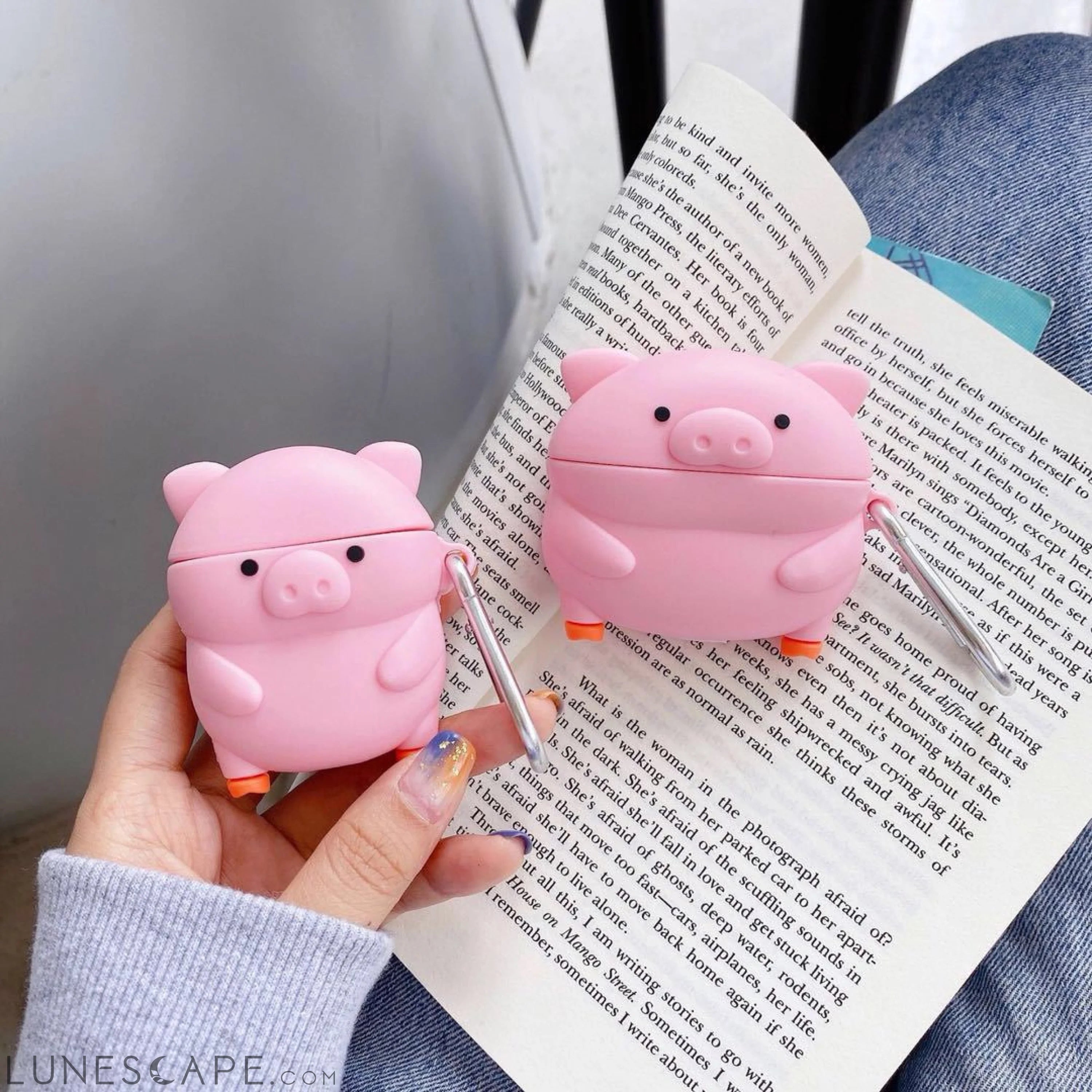 3D Cartoon pig Earphone Cases for Apple AirPods pro LUNESCAPE