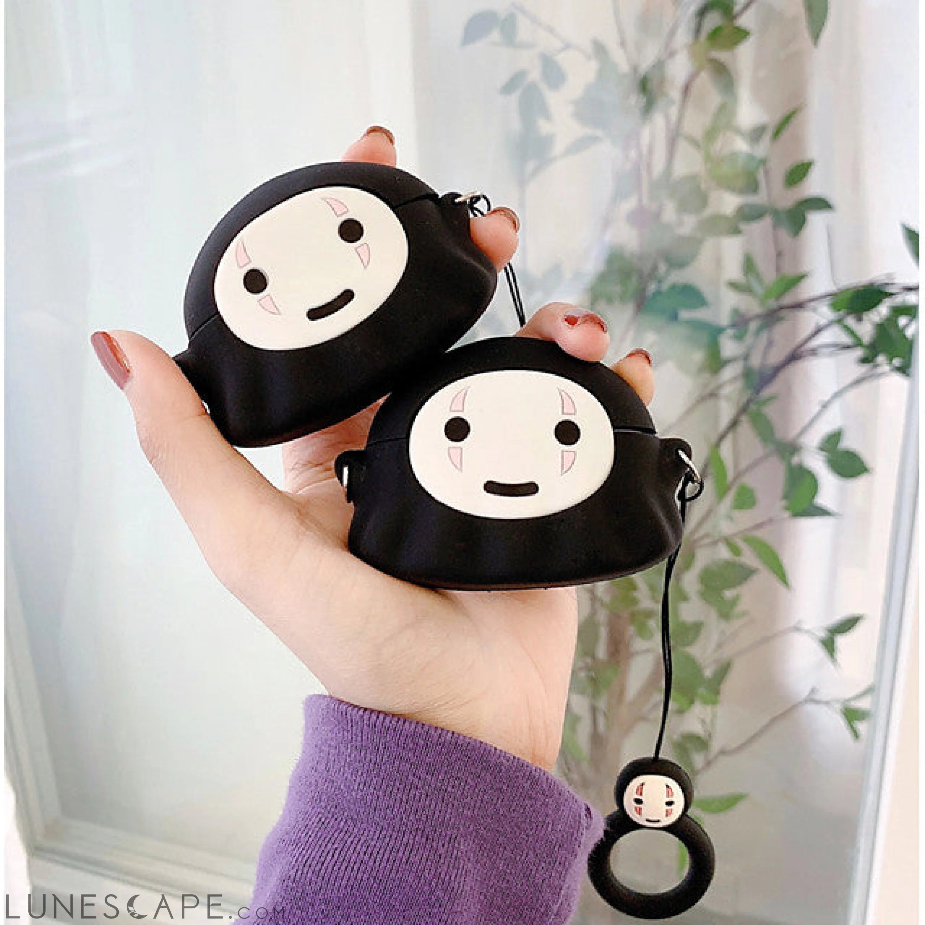 3D Cute Kawaii Anime Cartoon Faceless Man Case LUNESCAPE
