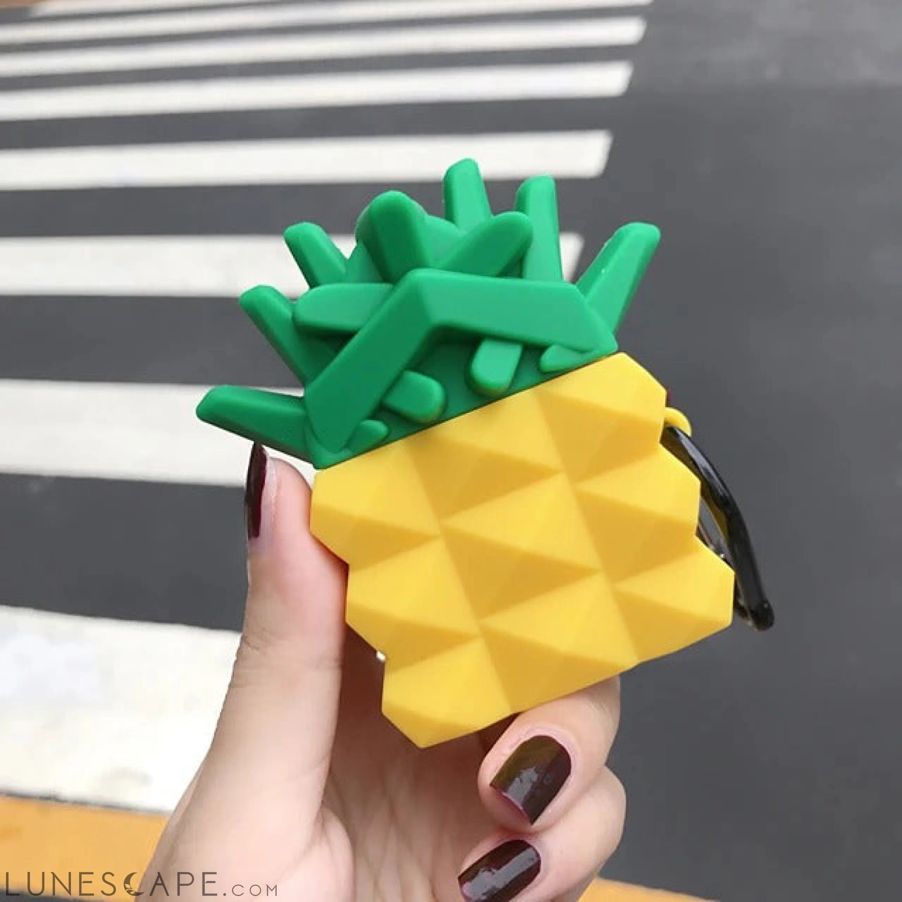3D Pineapple AirPods Headphone Case LUNESCAPE