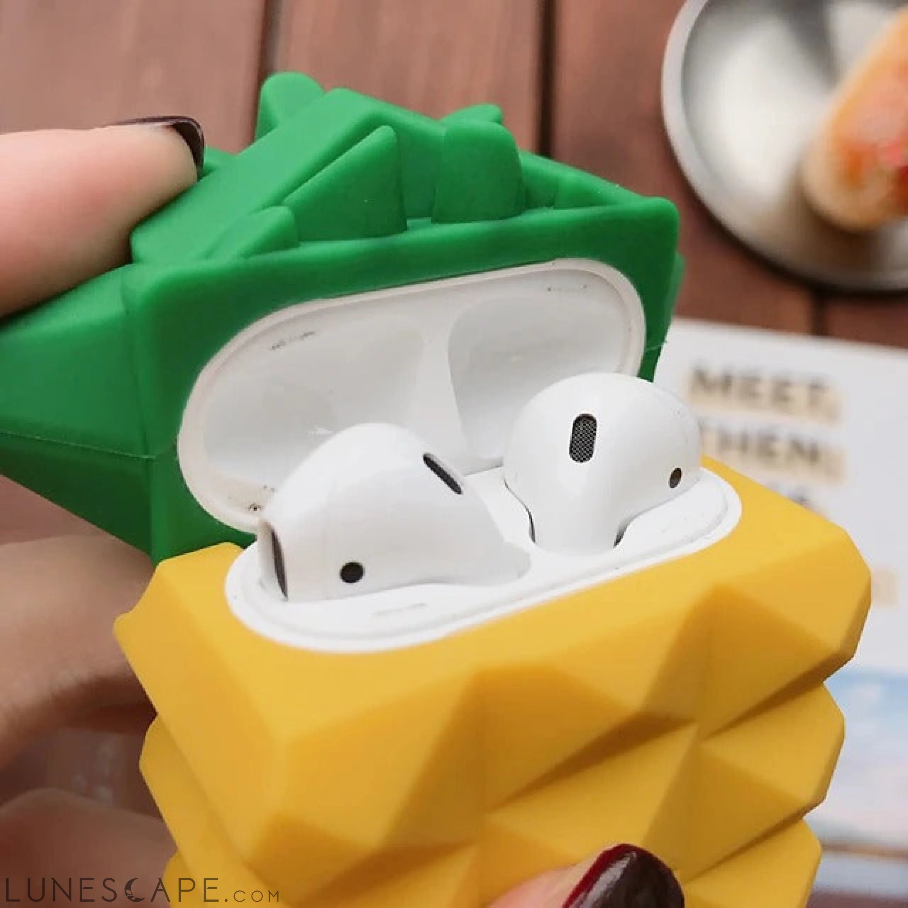 3D Pineapple AirPods Headphone Case LUNESCAPE