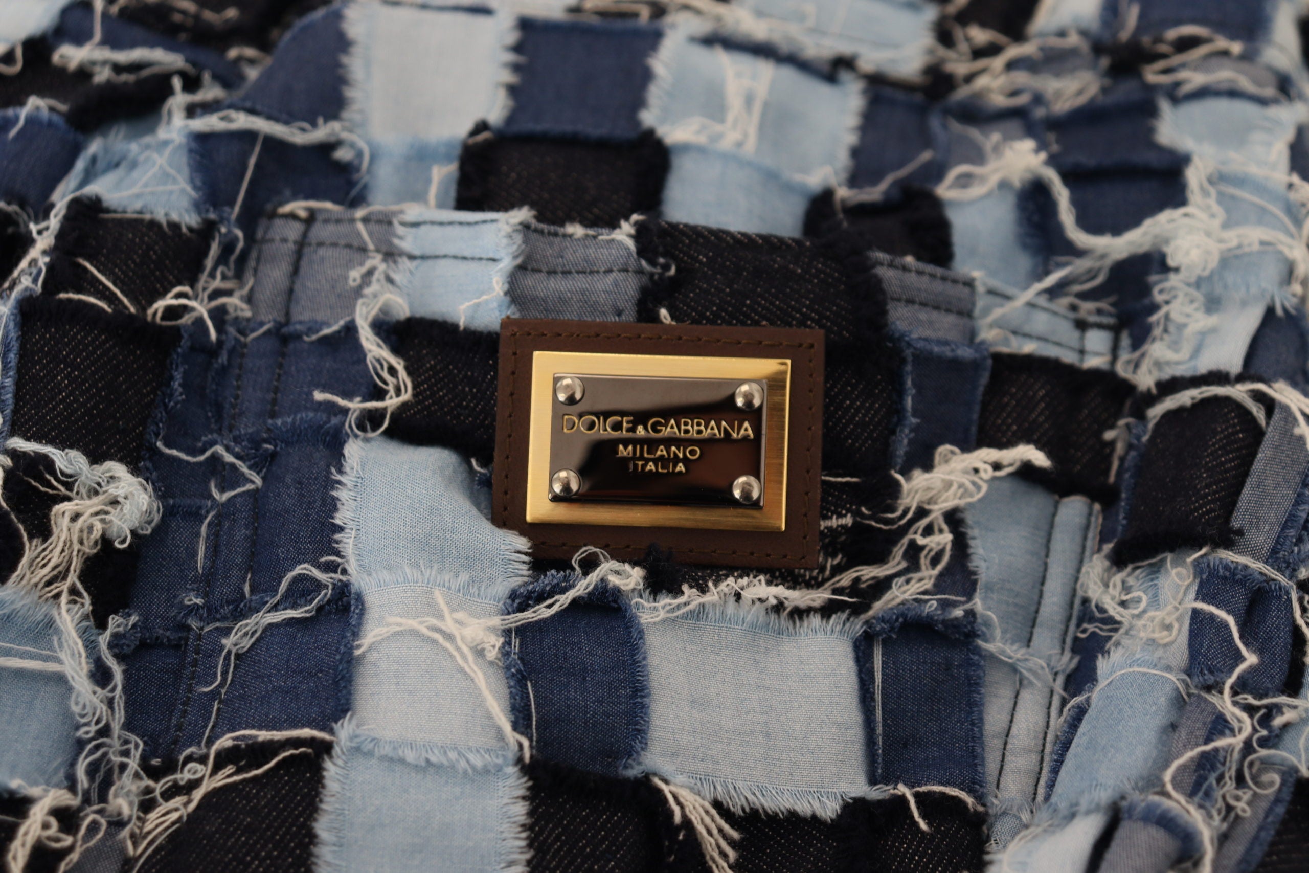 Dolce & Gabbana Multicolor Patchwork Cotton Denim Jeans LUNESCAPE