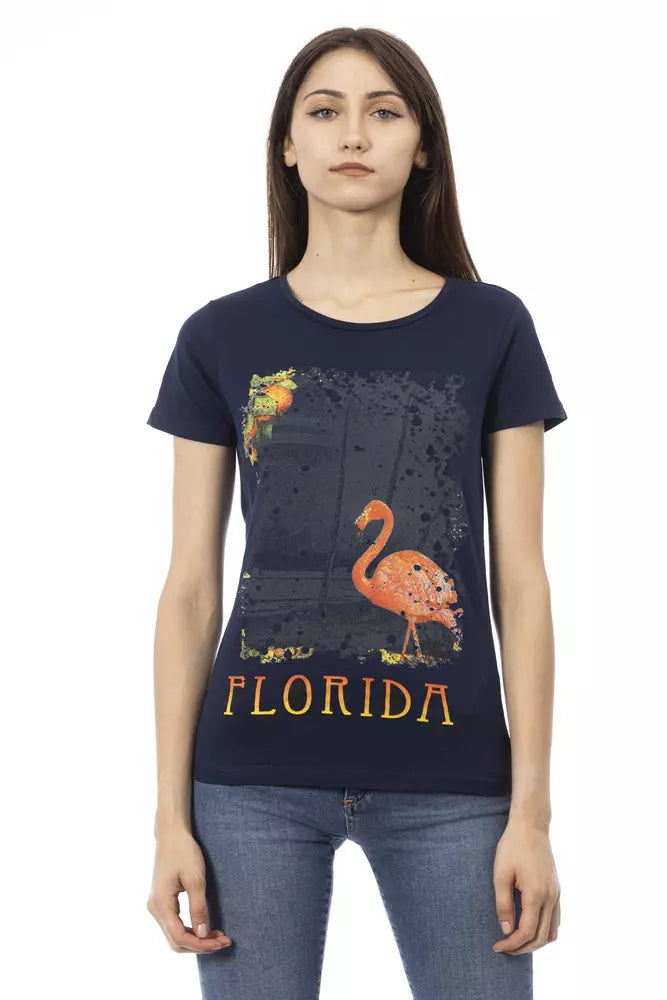 Trussardi Action Blue Cotton Women's T-Shirt