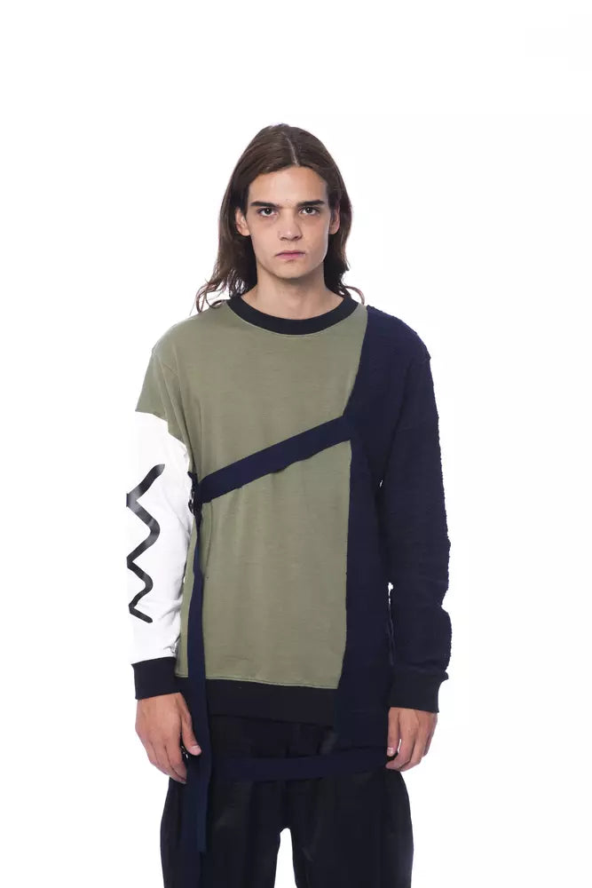 Nicolo Tonetto Army Cotton Men Sweater LUNESCAPE