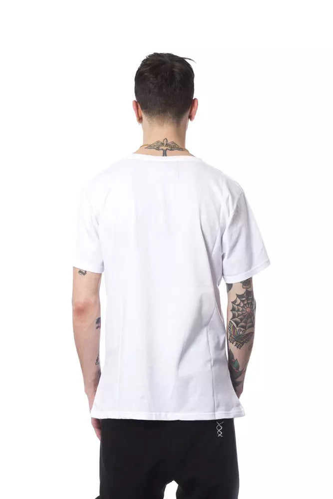 Nicolo Tonetto White Cotton Men T-Shirt LUNESCAPE