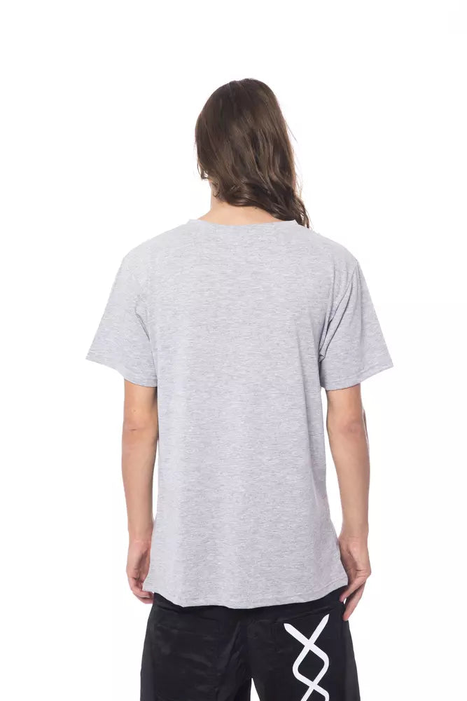 Nicolo Tonetto Gray Cotton Men T-Shirt LUNESCAPE