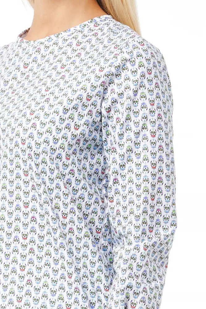 Bagutta White Cotton Women Blouse LUNESCAPE