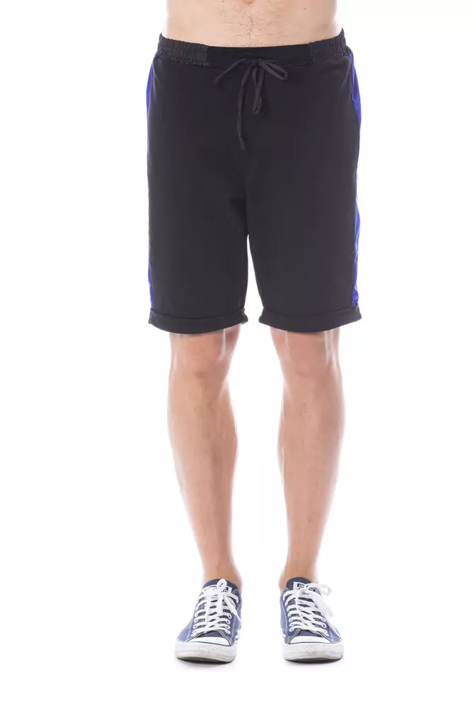 Verri Black Cotton Men's Short LUNESCAPE