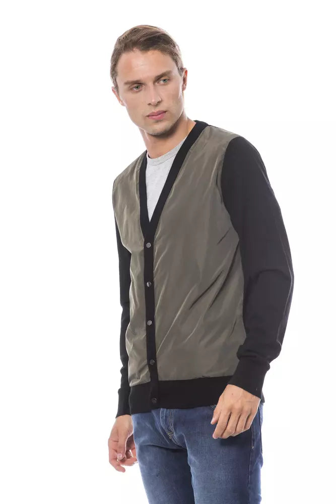 Verri Multicolor Wool Men Cardigan LUNESCAPE