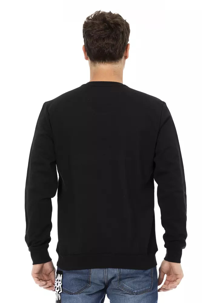 Automobili Lamborghini Black Cotton Men Sweater LUNESCAPE