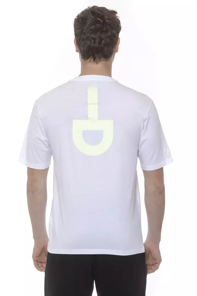 Tond White Cotton Men T-Shirt LUNESCAPE