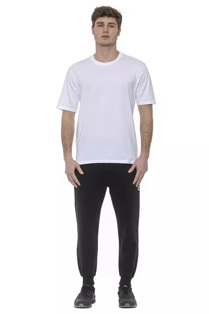 Tond White Cotton Men T-Shirt LUNESCAPE