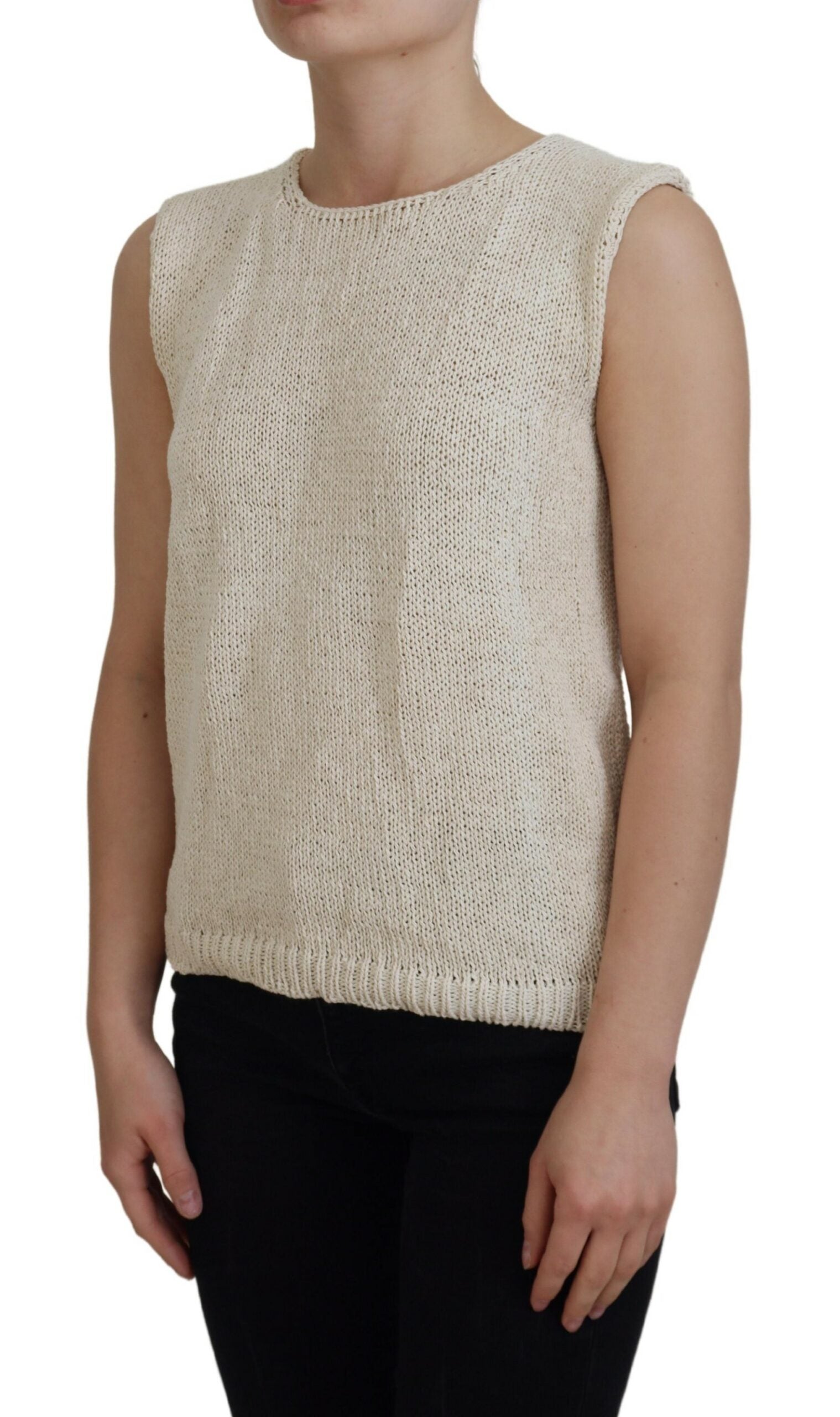 PINK MEMORIES Chic Beige Sleeveless Tank Top LUNESCAPE