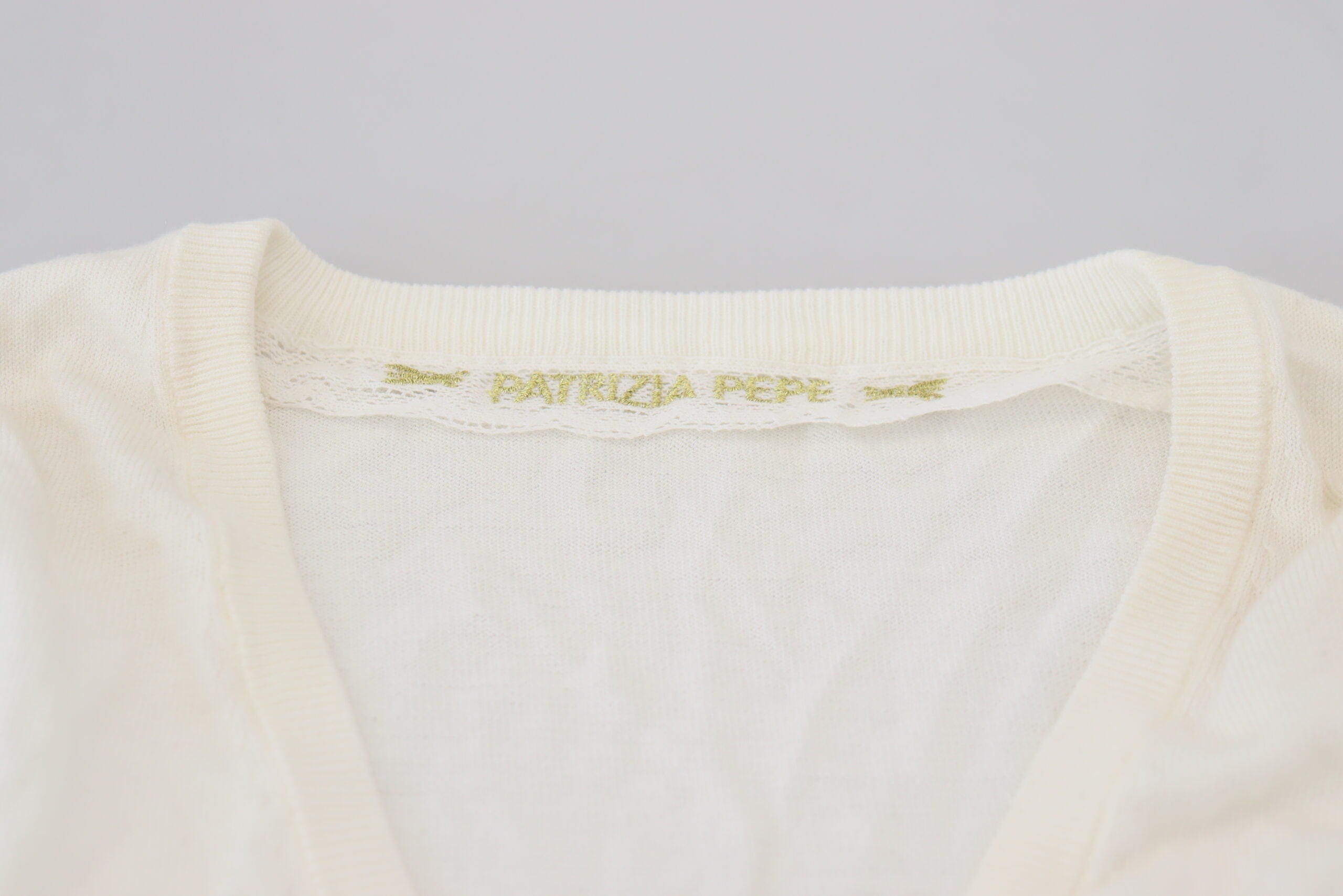 Patrizia Pepe Chic Ivory Casual Blouse LUNESCAPE