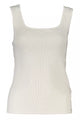 Tommy Hilfiger Elegant White Tank Top with Contrasting Details LUNESCAPE