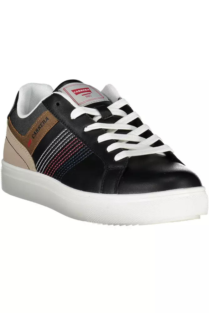 Carrera Black ECO Leather Men Sneaker LUNESCAPE