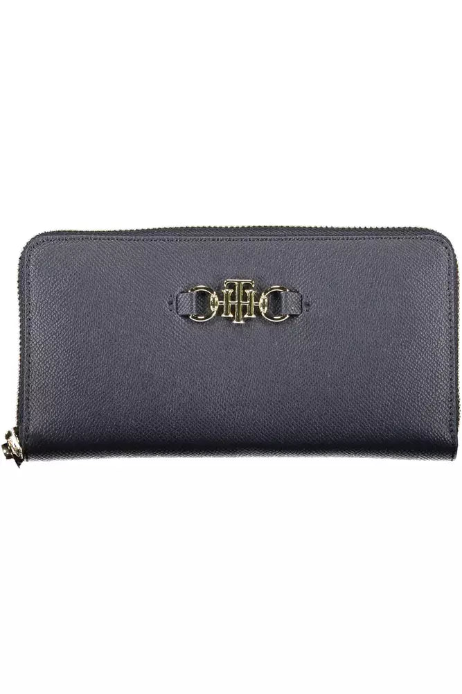 Tommy Hilfiger Blue Polyethylene Women Wallet LUNESCAPE