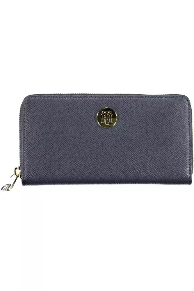 Tommy Hilfiger Blue Polyethylene Women Wallet LUNESCAPE
