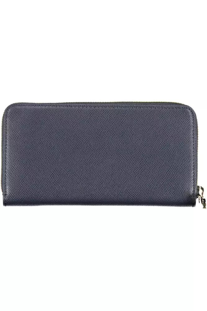 Tommy Hilfiger Blue Polyethylene Women Wallet LUNESCAPE