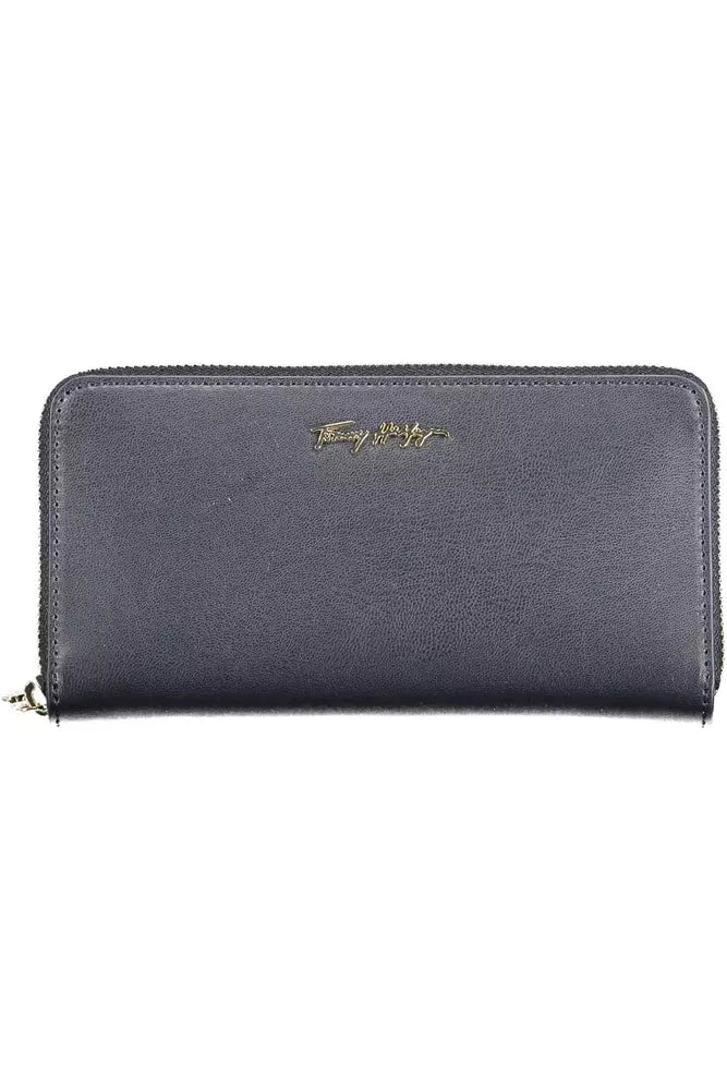 Tommy Hilfiger Blue Polyethylene Women Wallet LUNESCAPE