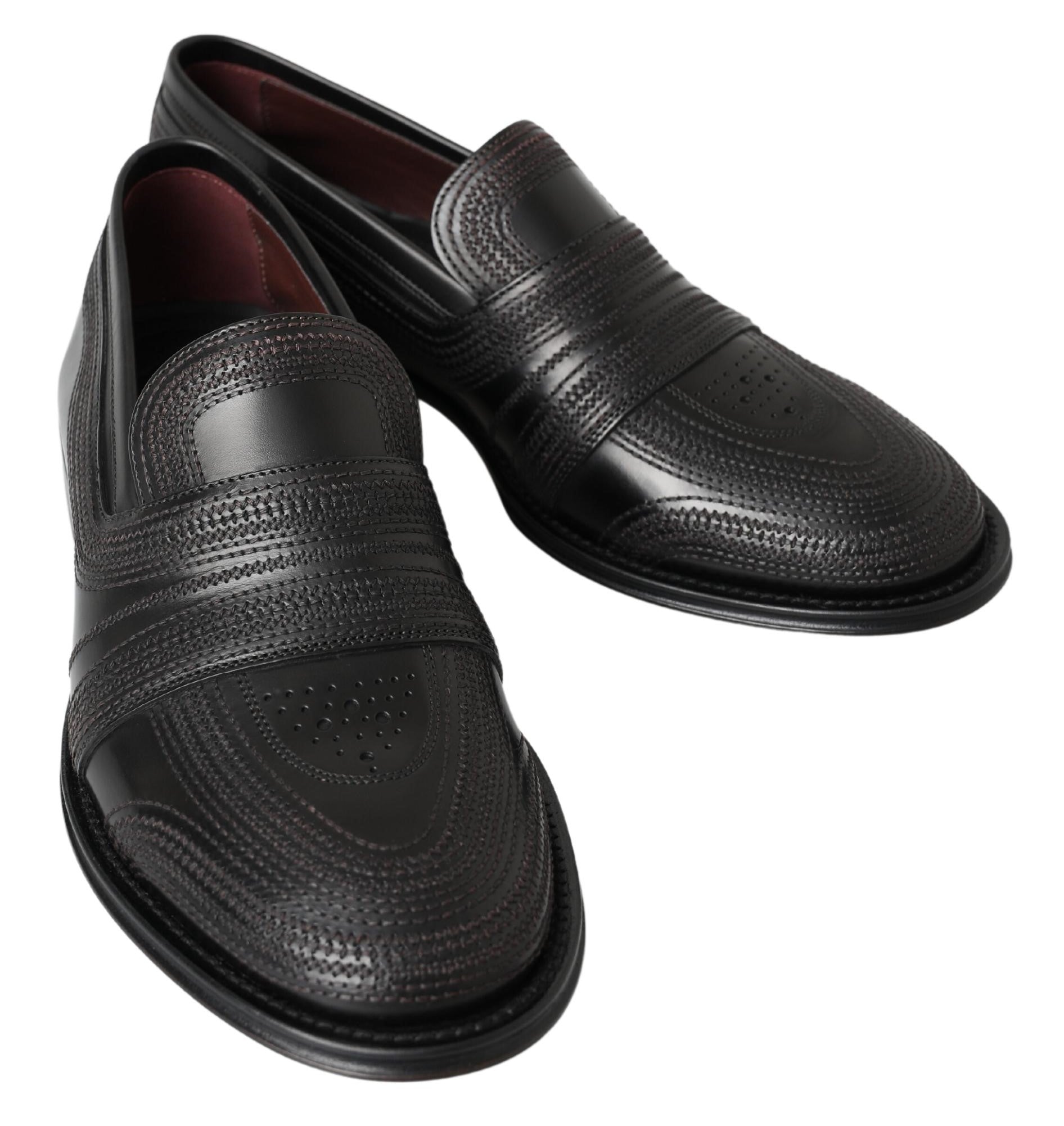 Dolce & Gabbana Black Leather Loafer